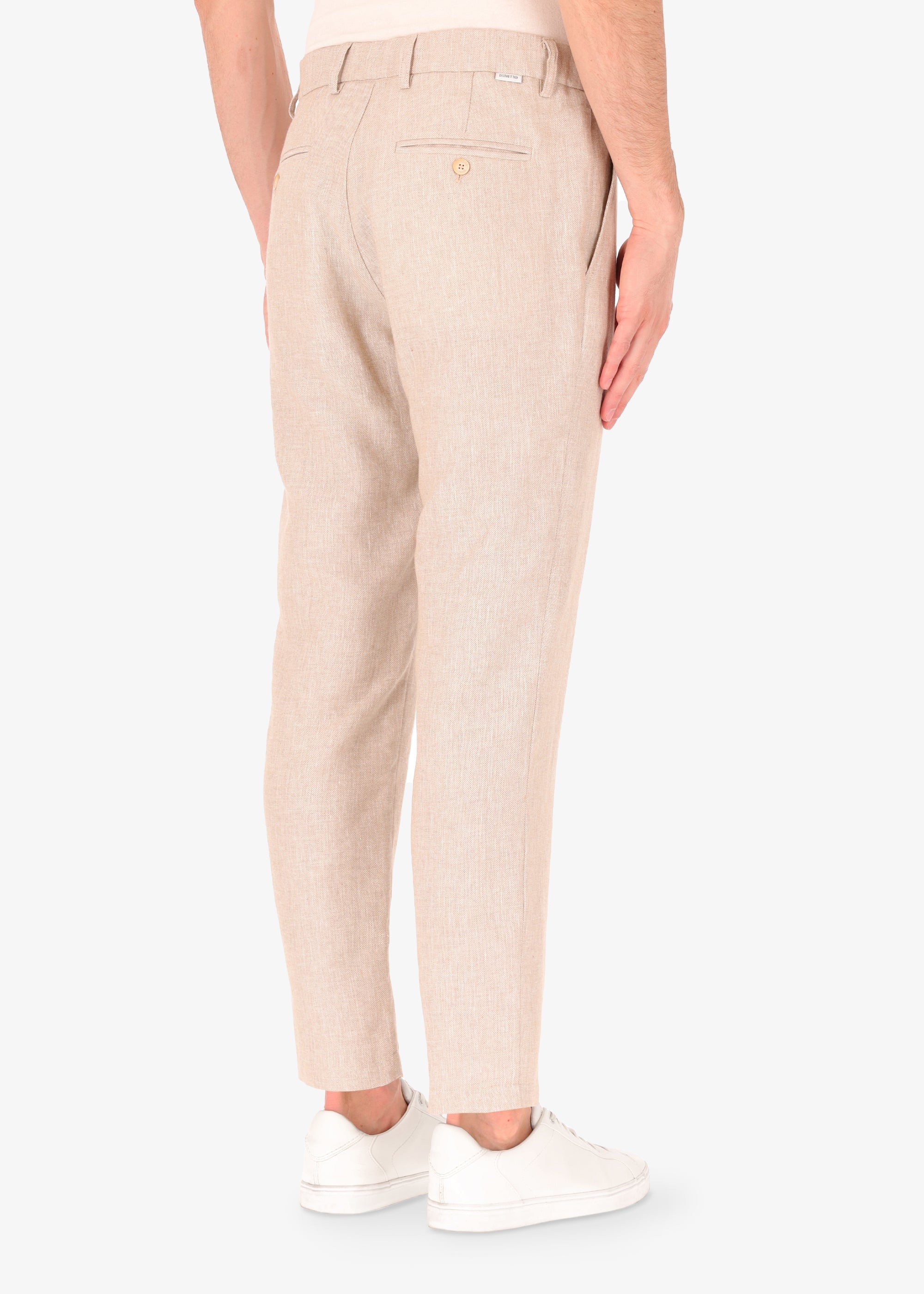 Certo Ban Pleated Linen Trouser Rope