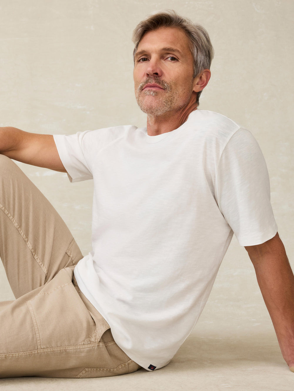 Sunwashed Tee White
