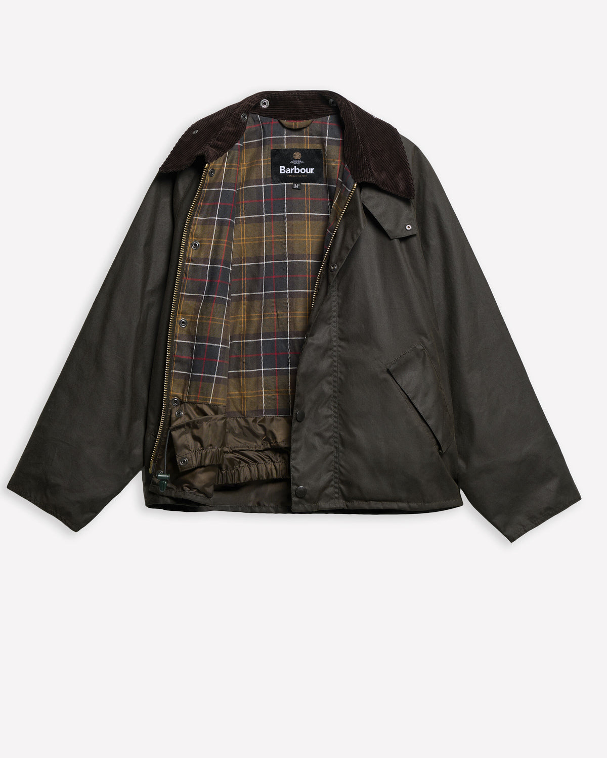 OS Transport Wax Jacket Olive