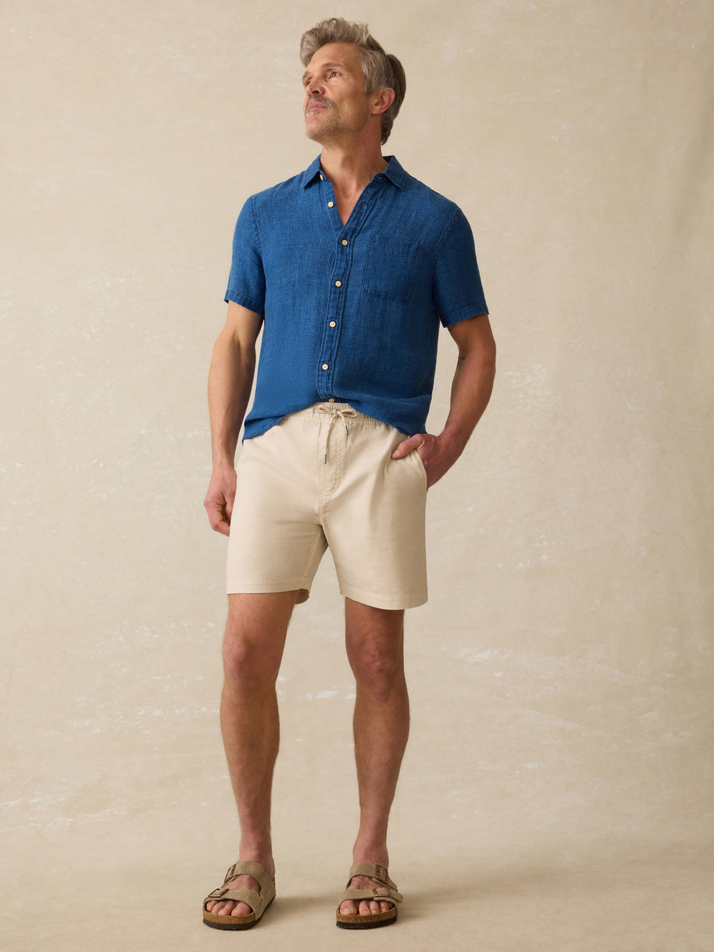 Essential Drawstring Short Stone