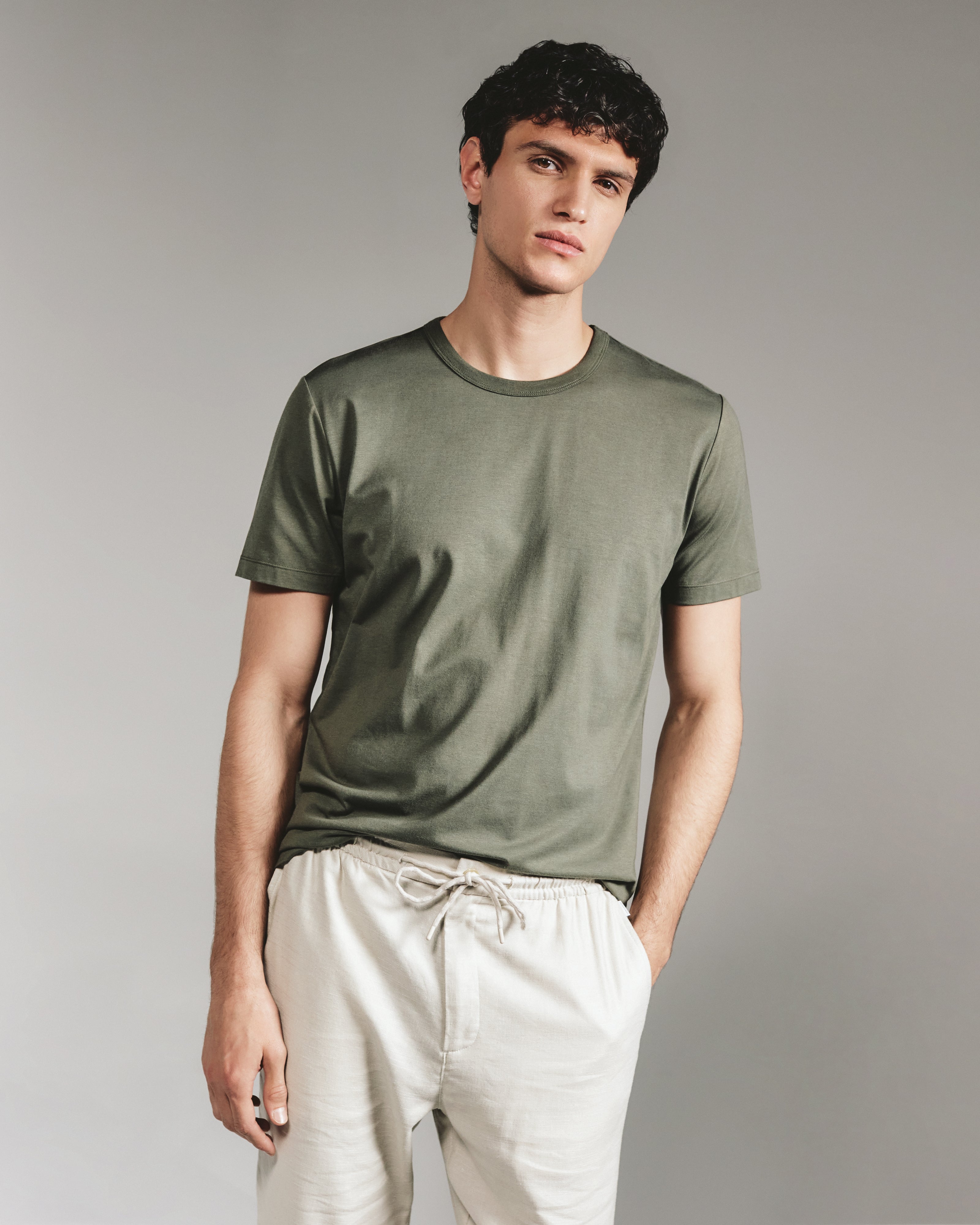 Modal Tee Moss Green