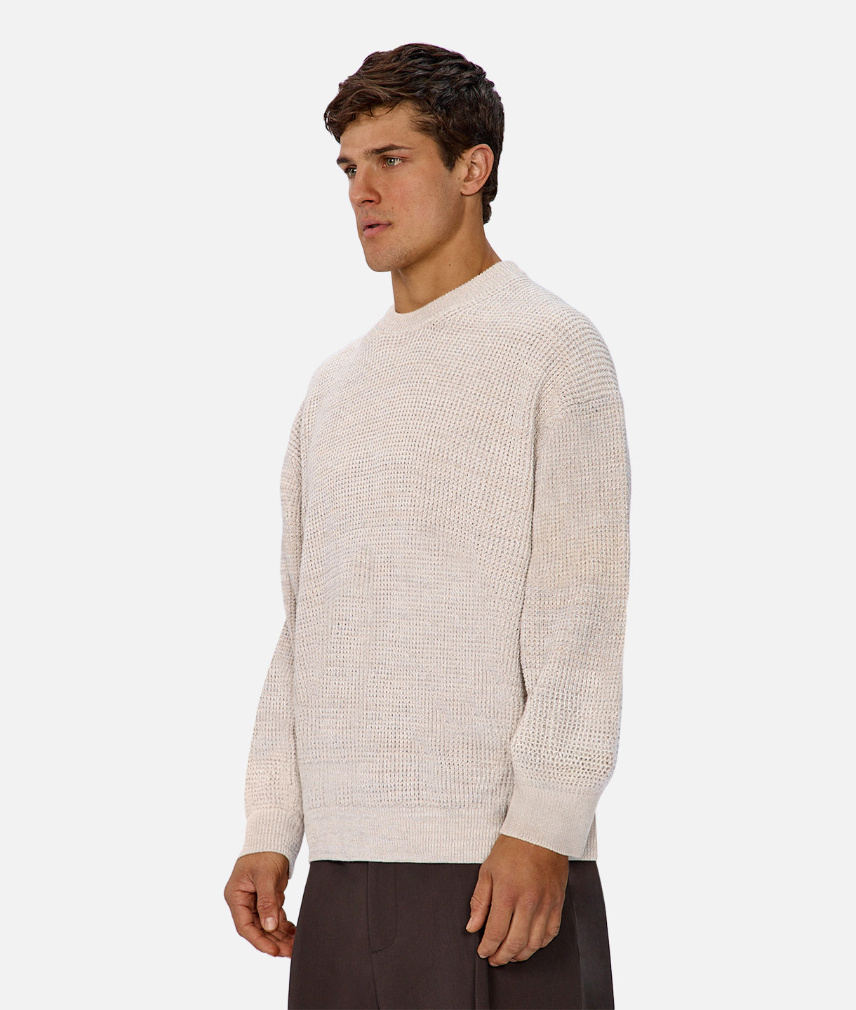 The Greenwood Knit Stone/Wheat Marl