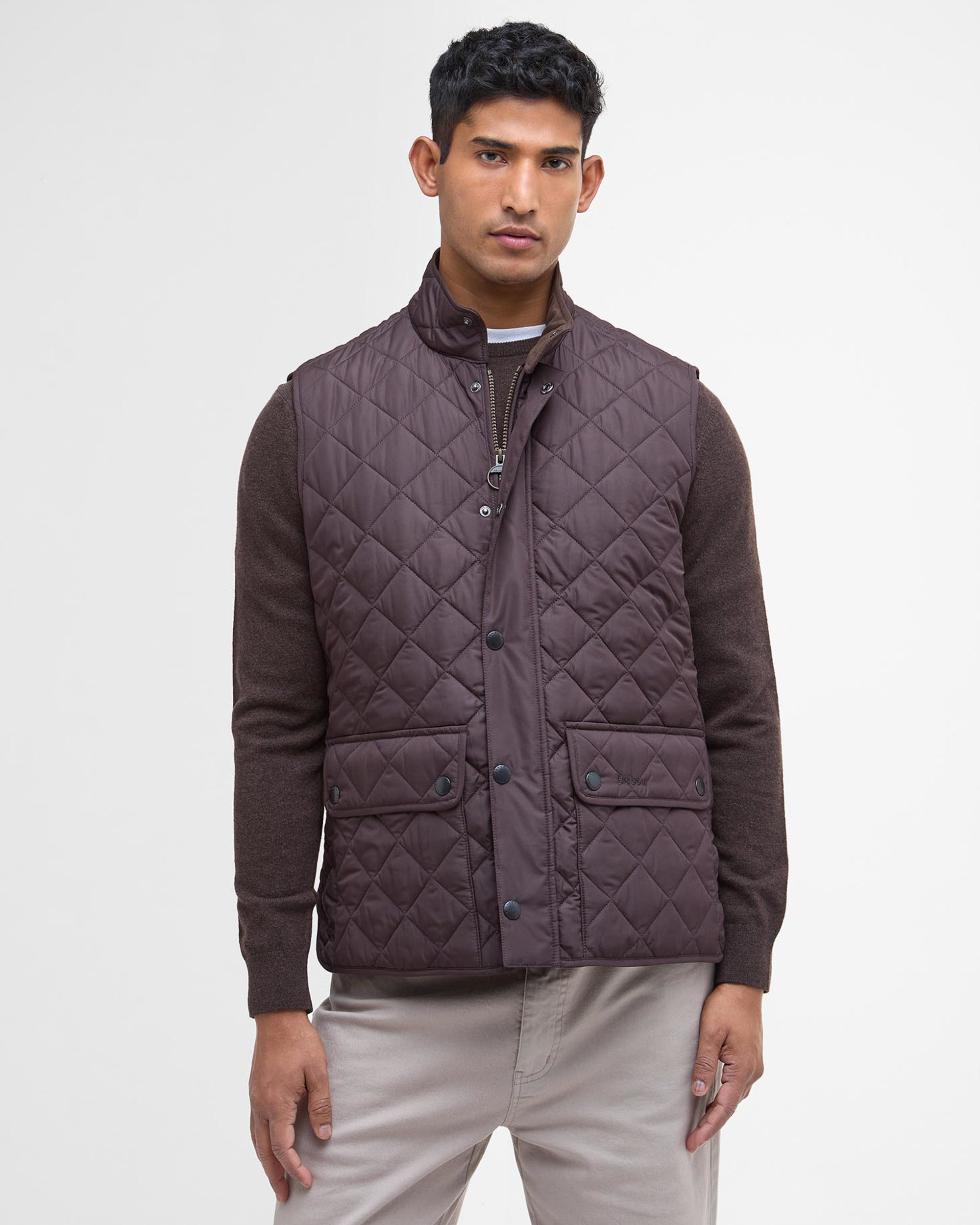 New Lowerdale Quilted Gilet Black Oak