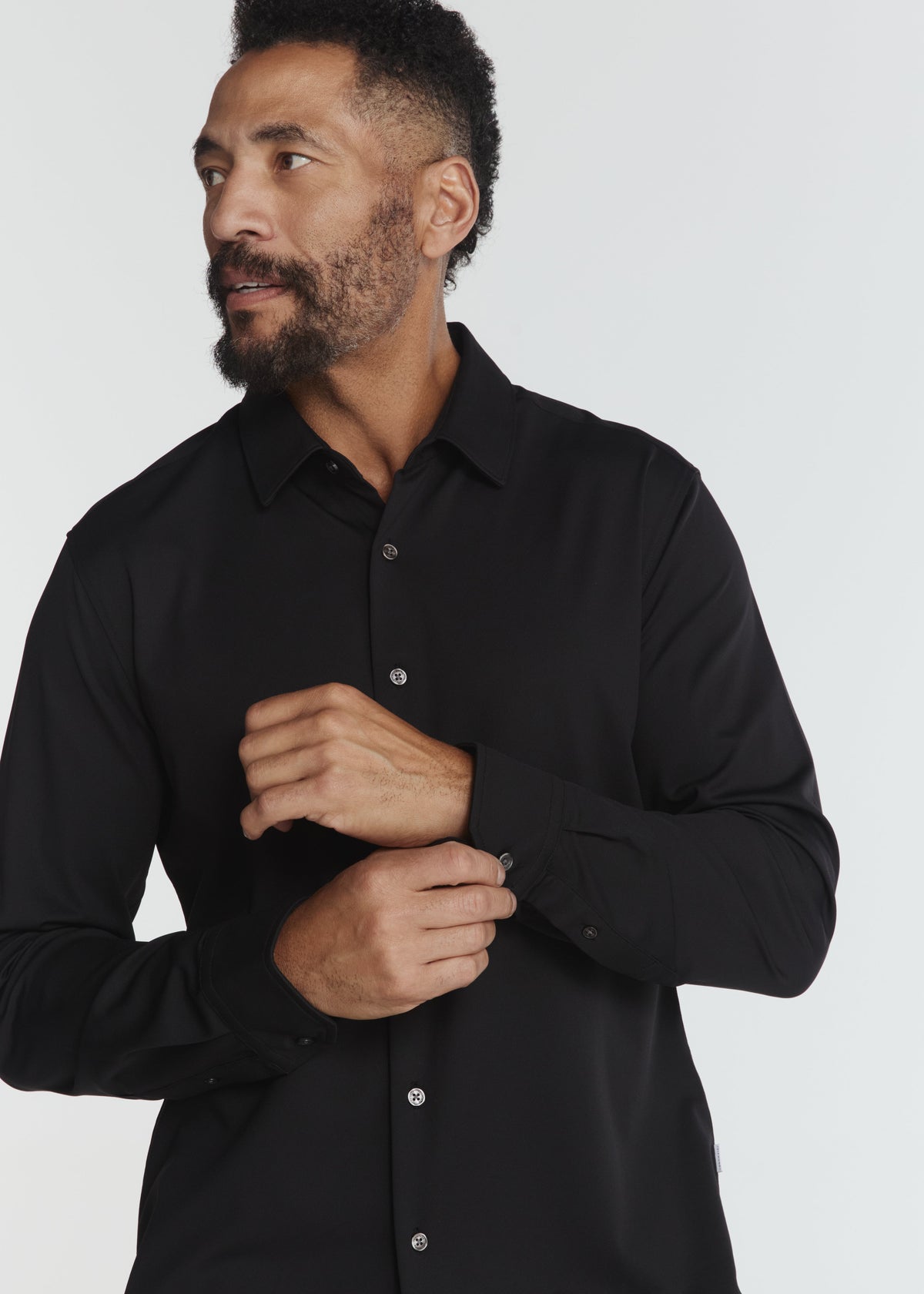 Sterling Long Sleeve Shirt Black