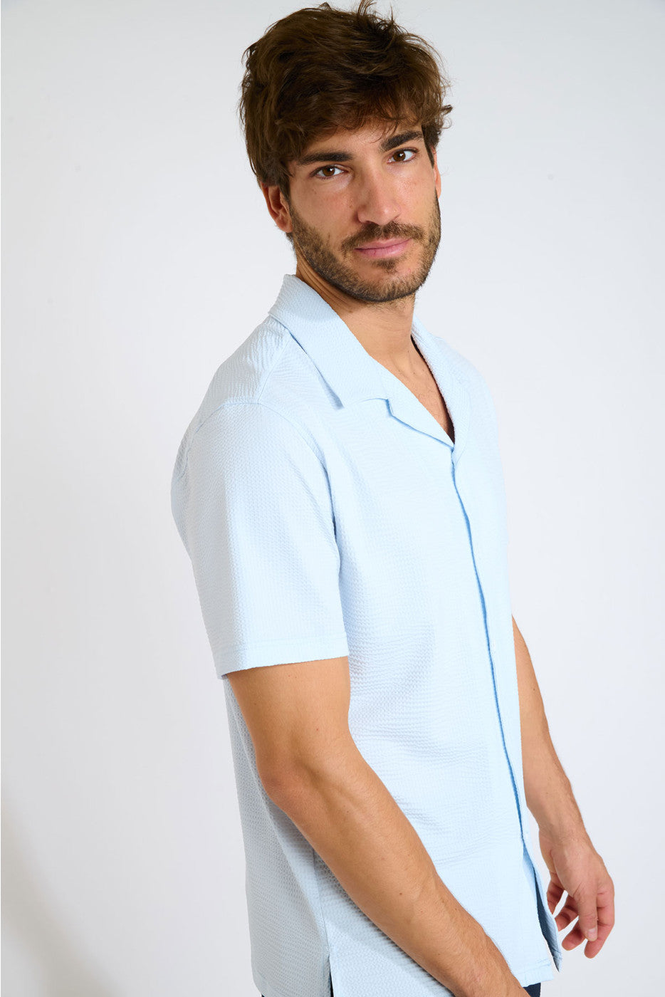 Alex Trieste Shortsleeve Shirt Pale Blue