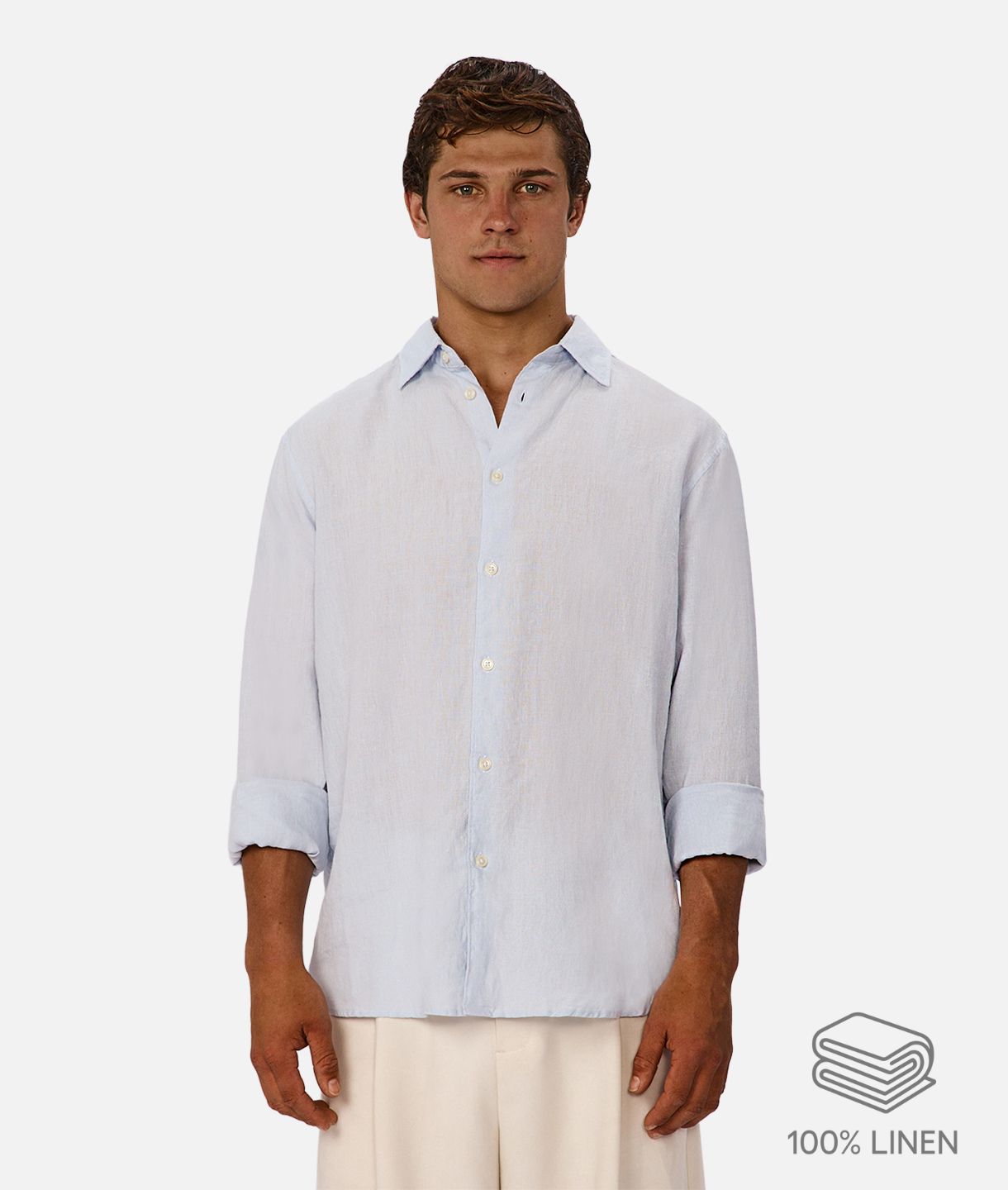 The St. Martins Long Sleeve Shirt Powder Blue