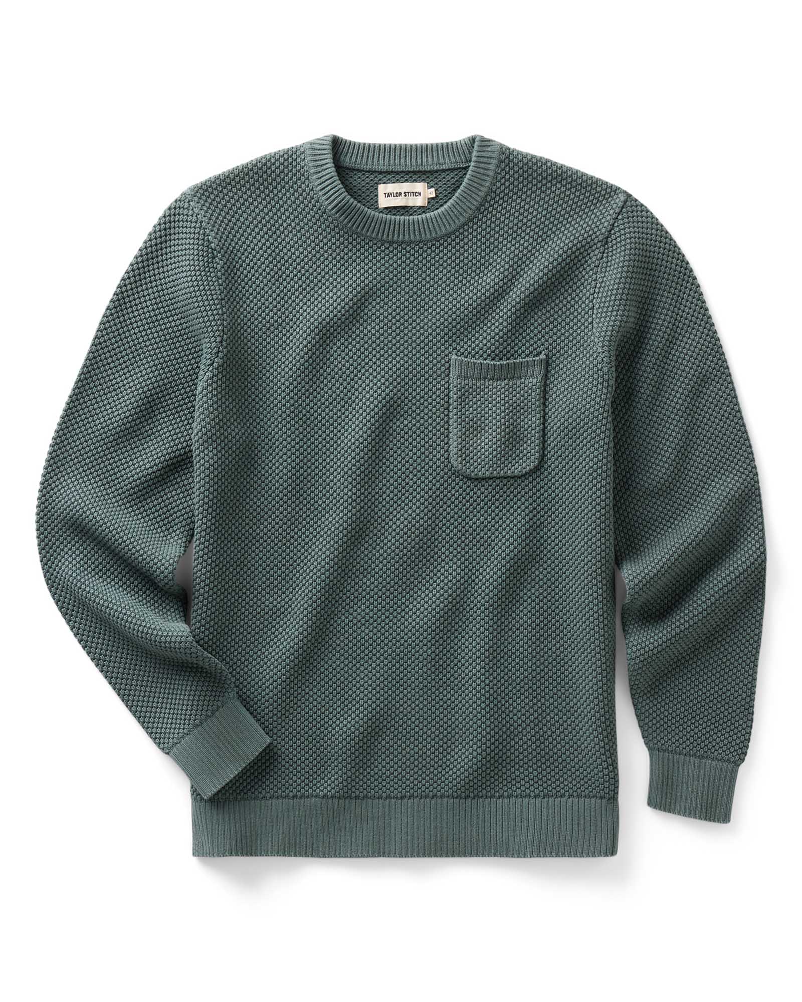 The Crawford Crew Sweater Faded Spruce