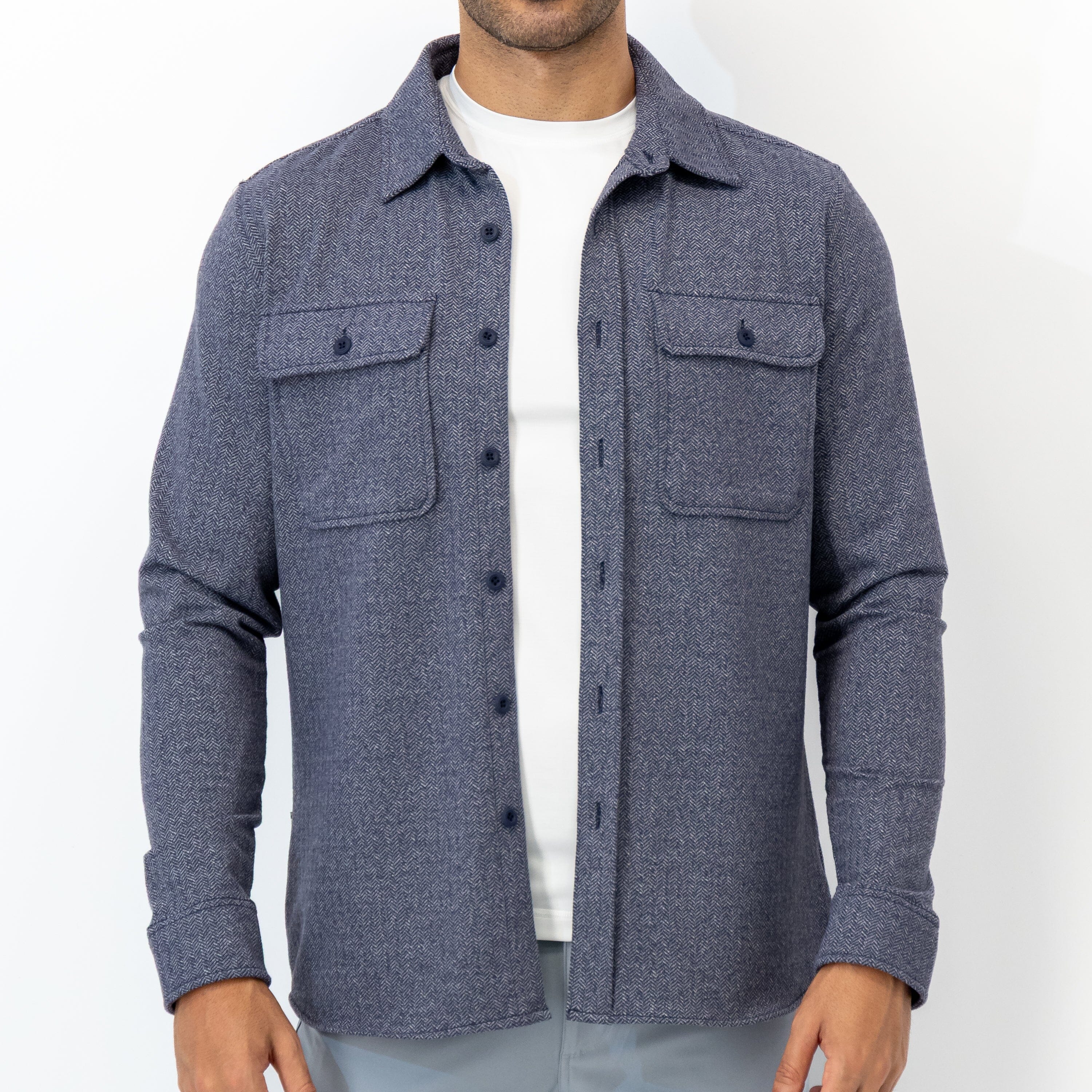 Sheffield Shirt Fleet Navy/White