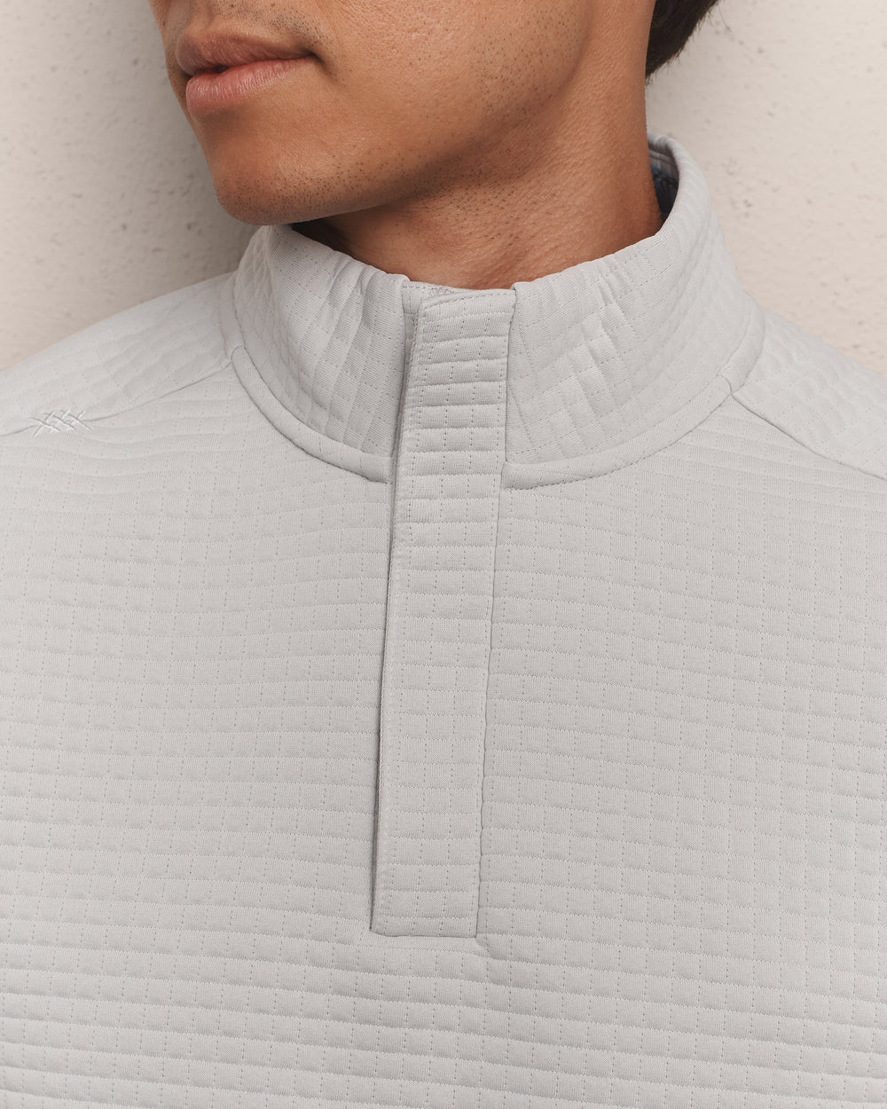 Landmark 1/4 Zip Sleet Gray