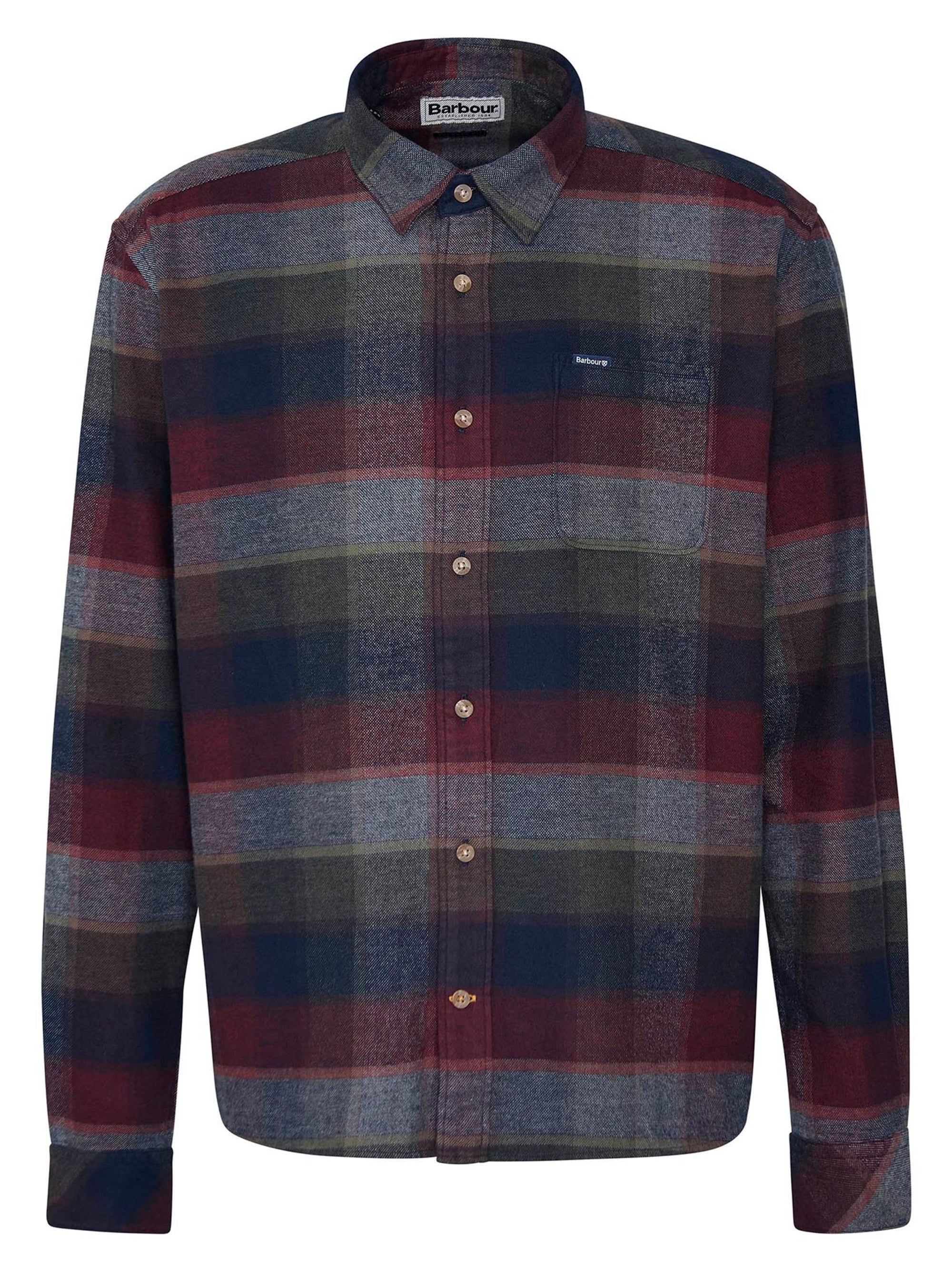 Copswell Relaxed Check Shirt Navy