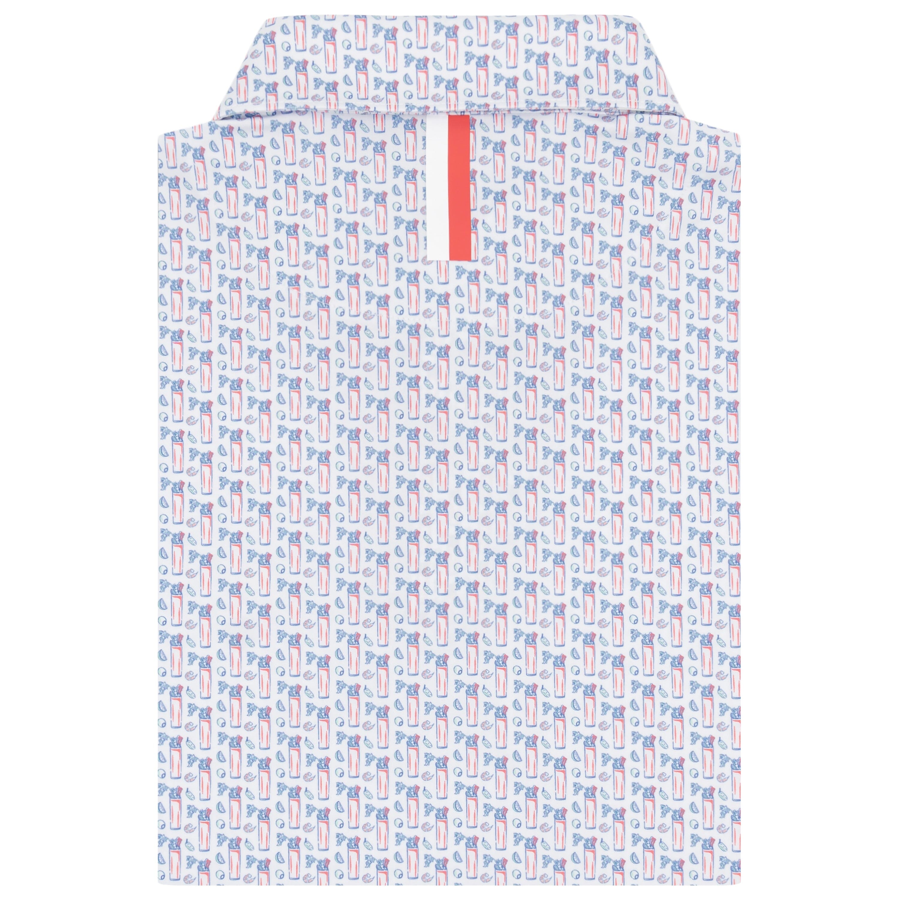 The Bloody Mary 2.0 Polo White/Sorbet Red