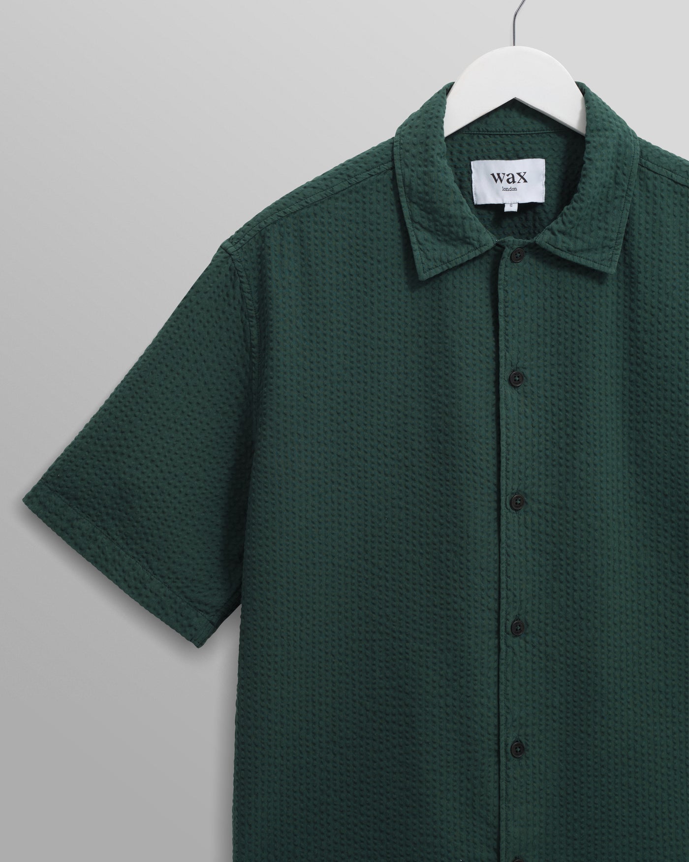 Keats Short Sleeve Shirt Forest Green