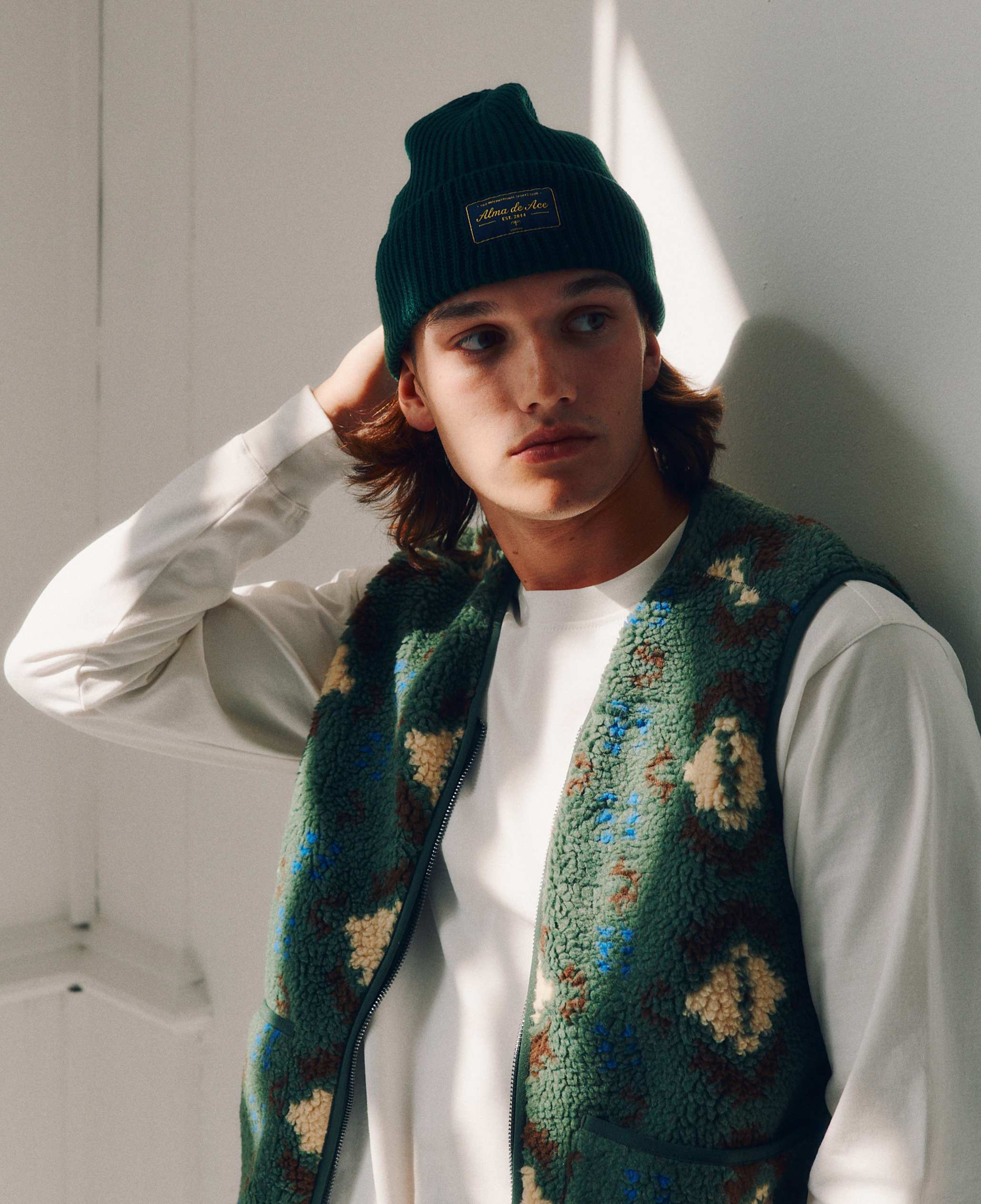 Fenta Gilet Green Multi