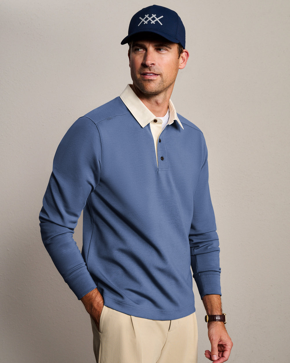 Dreamstate Rugby Polo Vintage Indigo