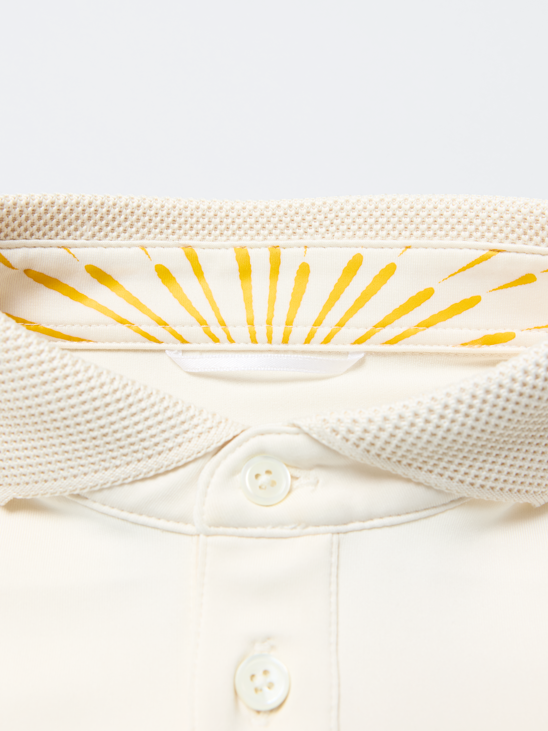 Public Athlete Solid Polo Cream