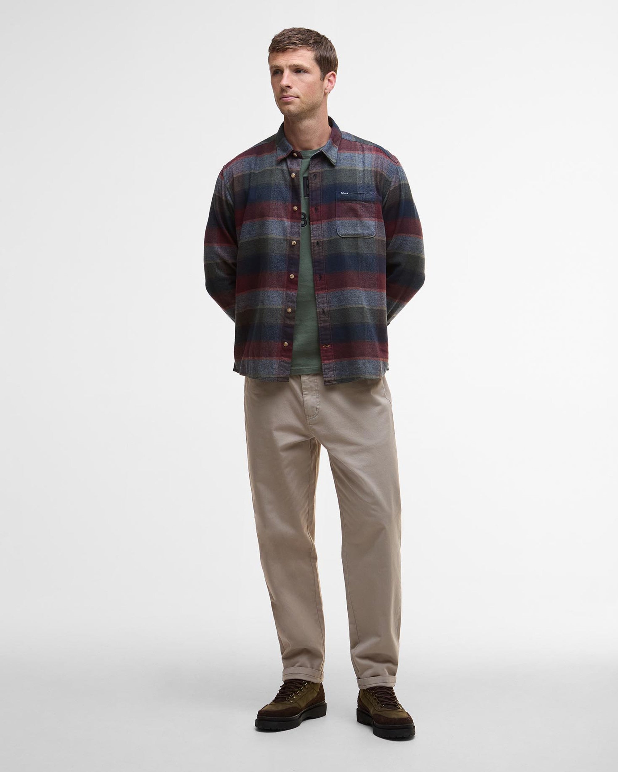 Copswell Relaxed Check Shirt Navy