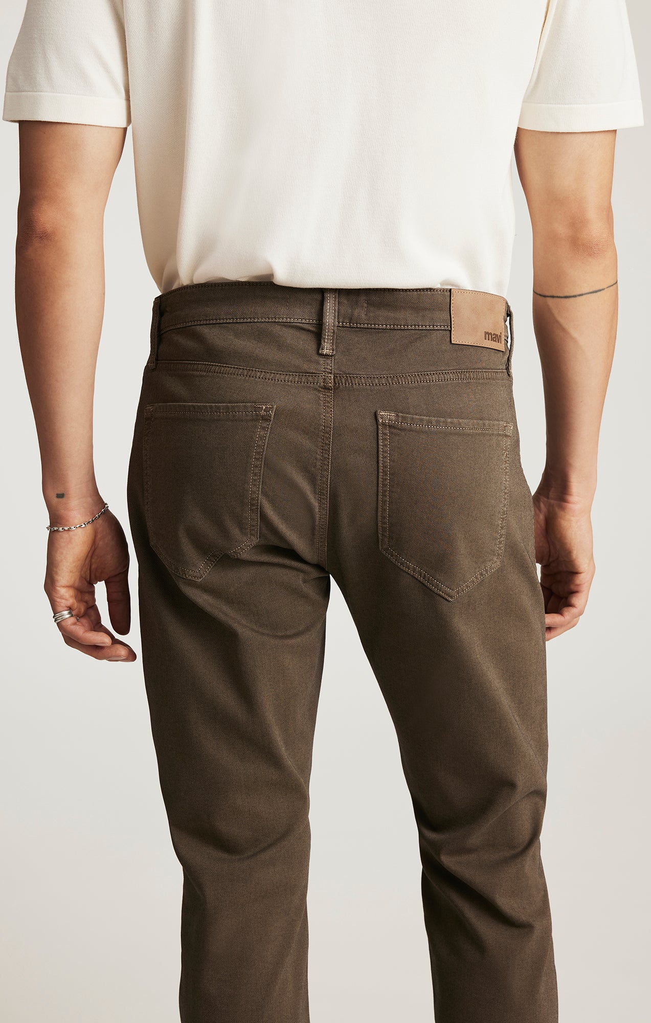 Marcus Slim Straight Leg Brown Athletic