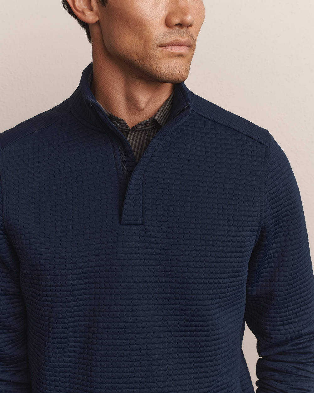 Landmark 1/4 Zip True Navy