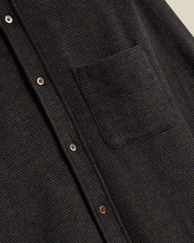 Sounds Mini Houndstooth Shirt Brown