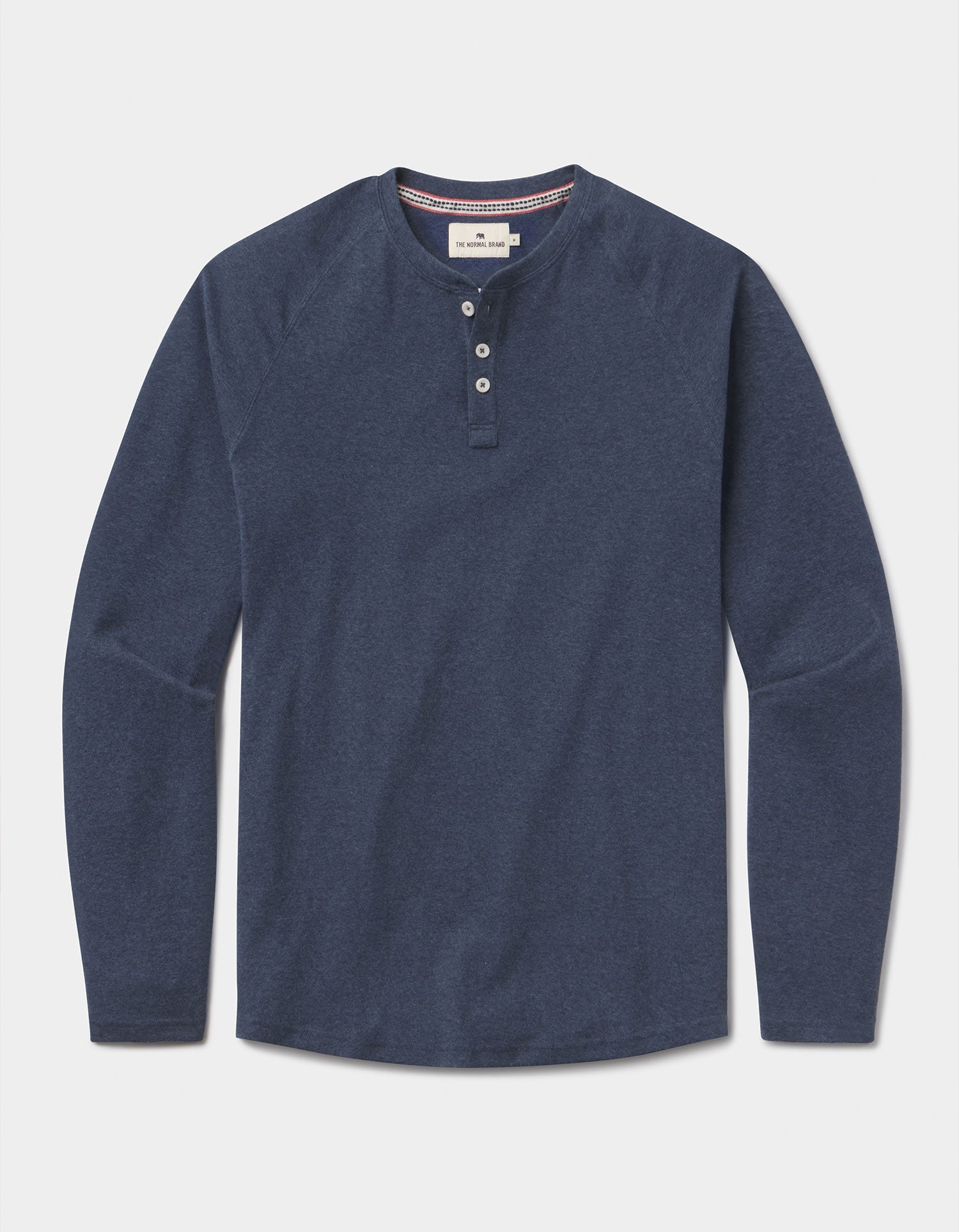 Puremeso Everyday Henley Indigo Blue