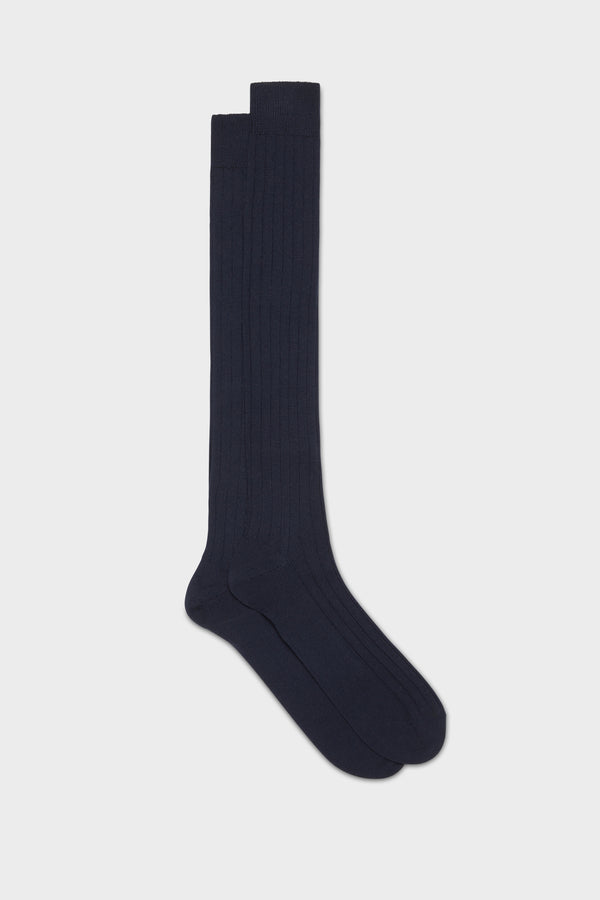 Wool Blend 90/10 Mid-Calf Sock Navy