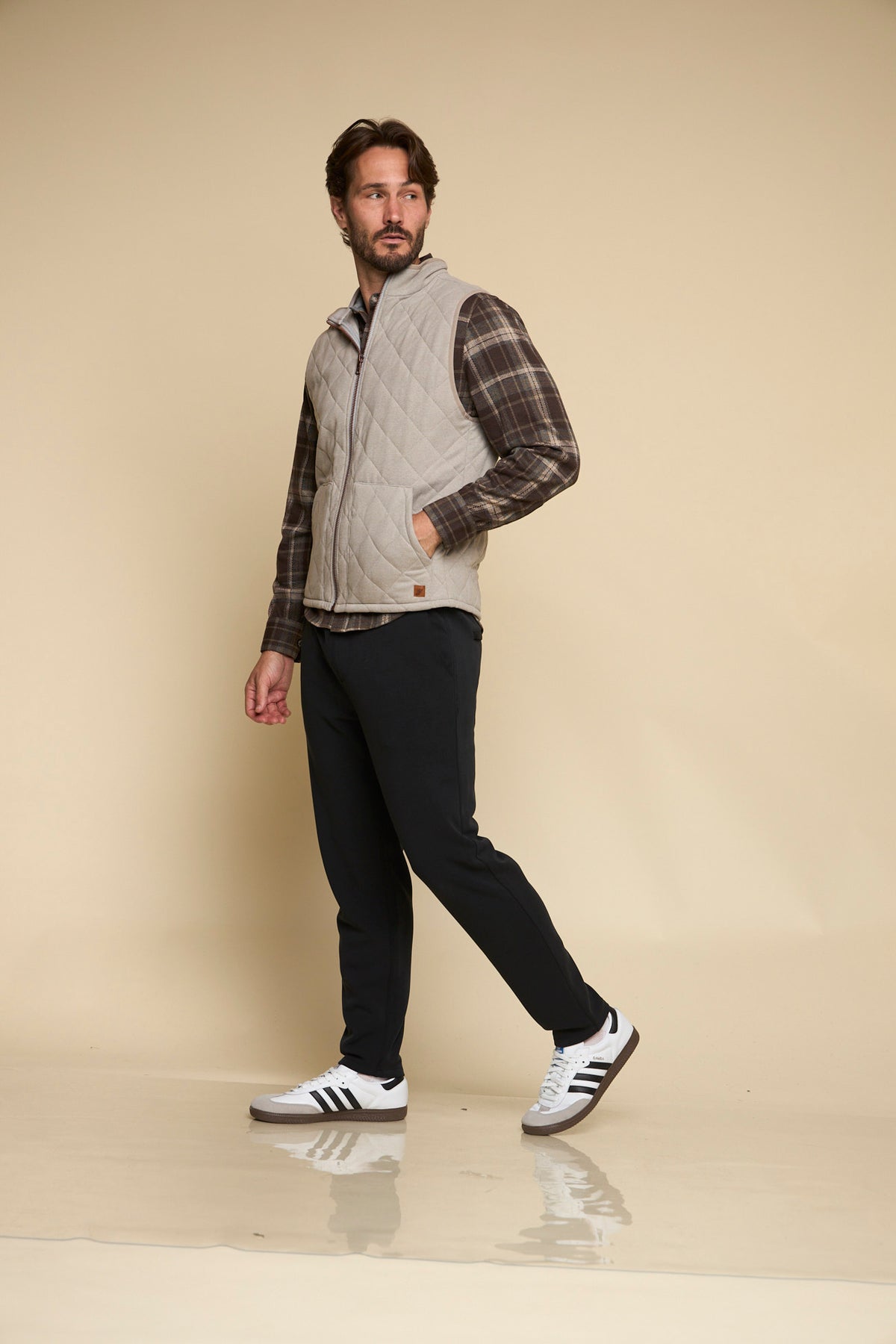 Maverick Full Zip Vest Steel Grey