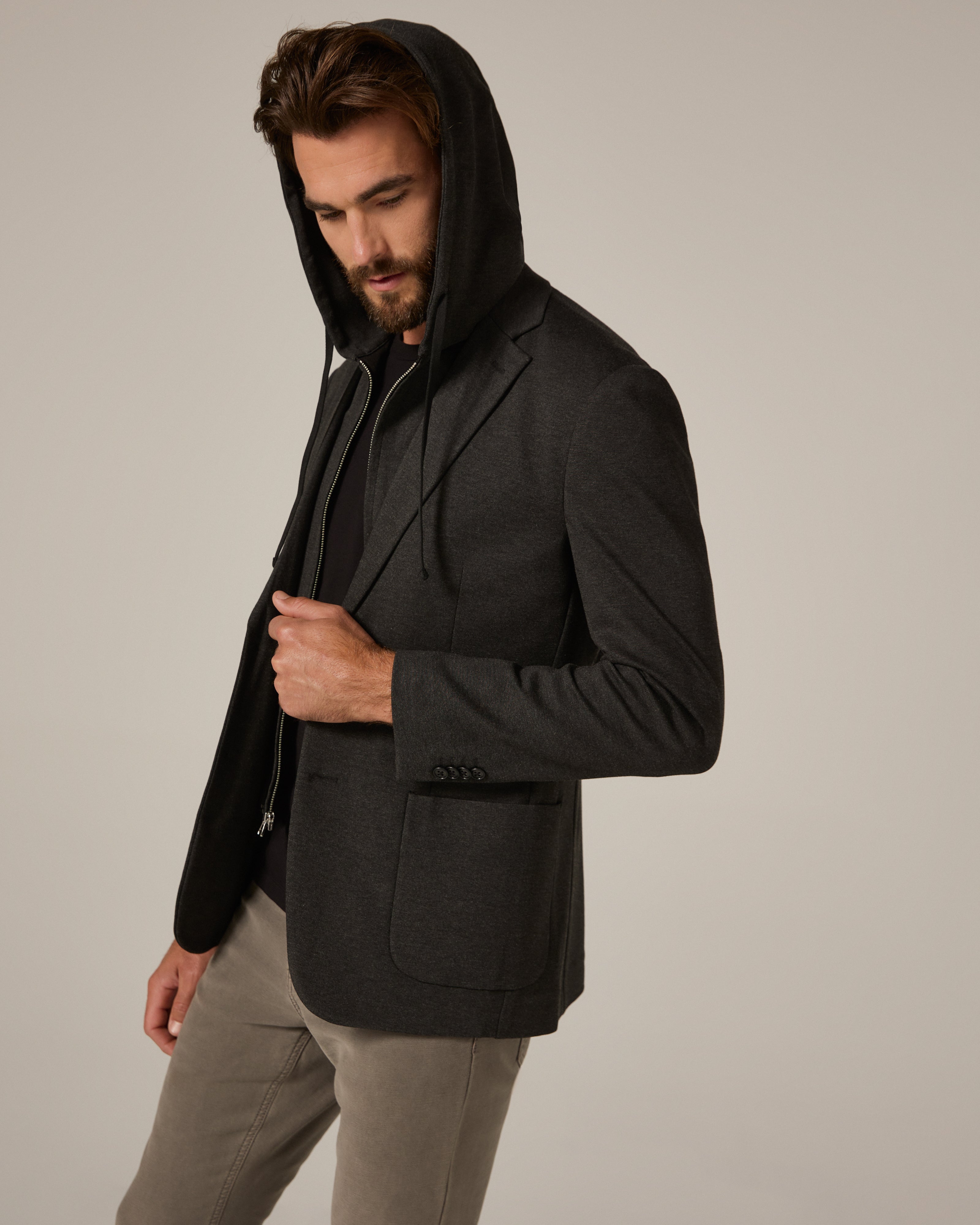 The District Blazer Dark Charcoal