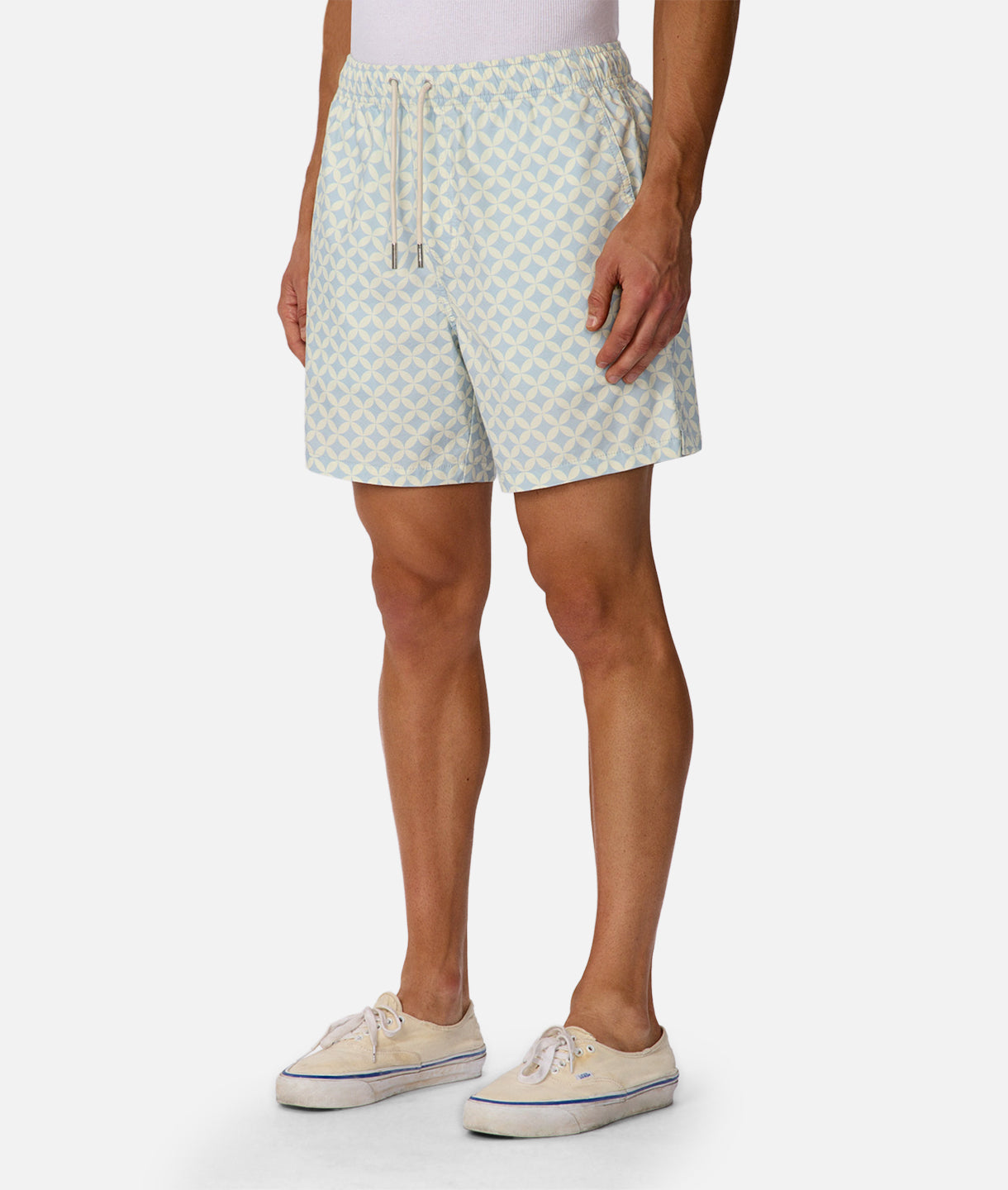 The Caletta Swim Short Blue/Vanilla