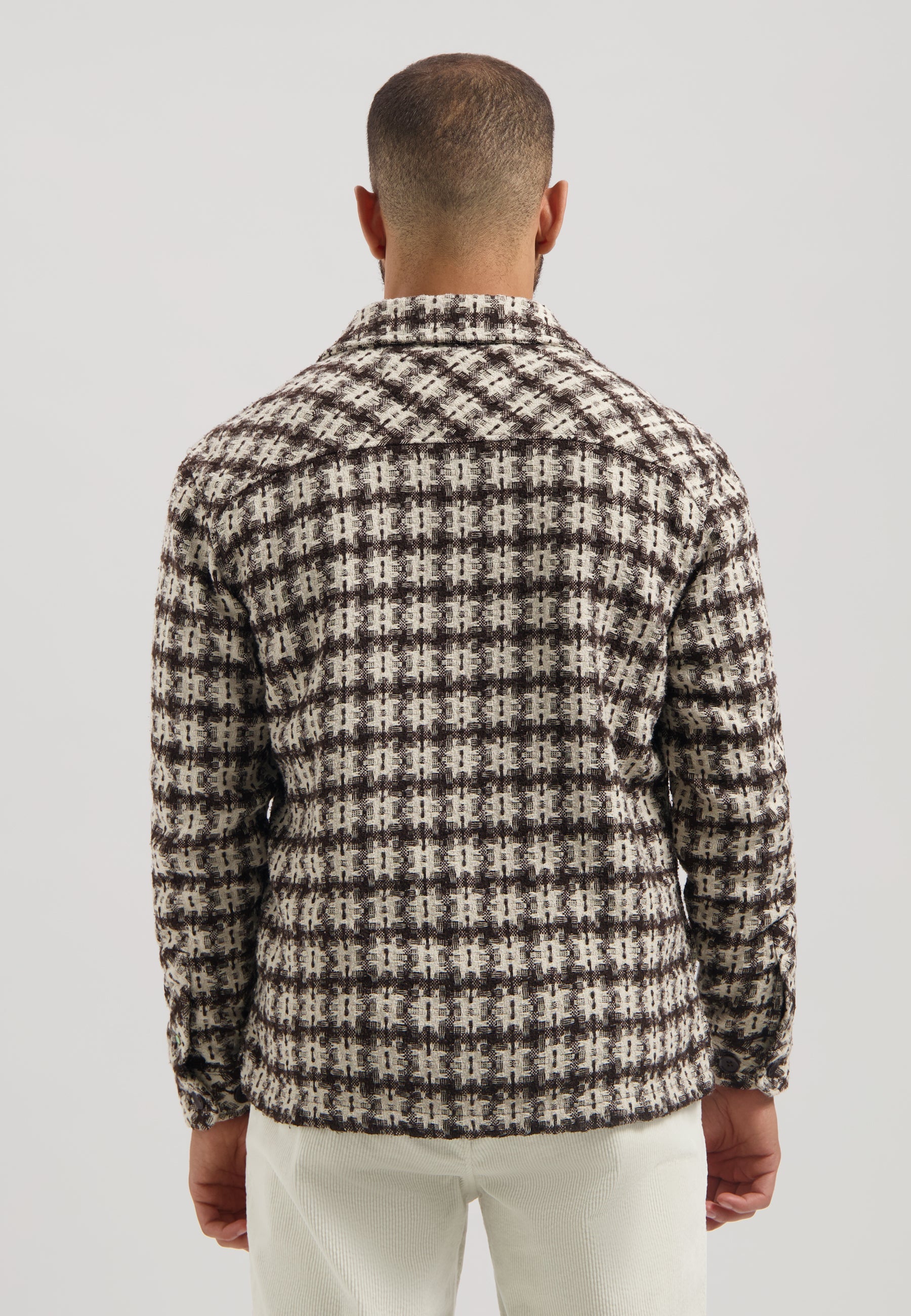 Lino TC Overshirt Dark Brown