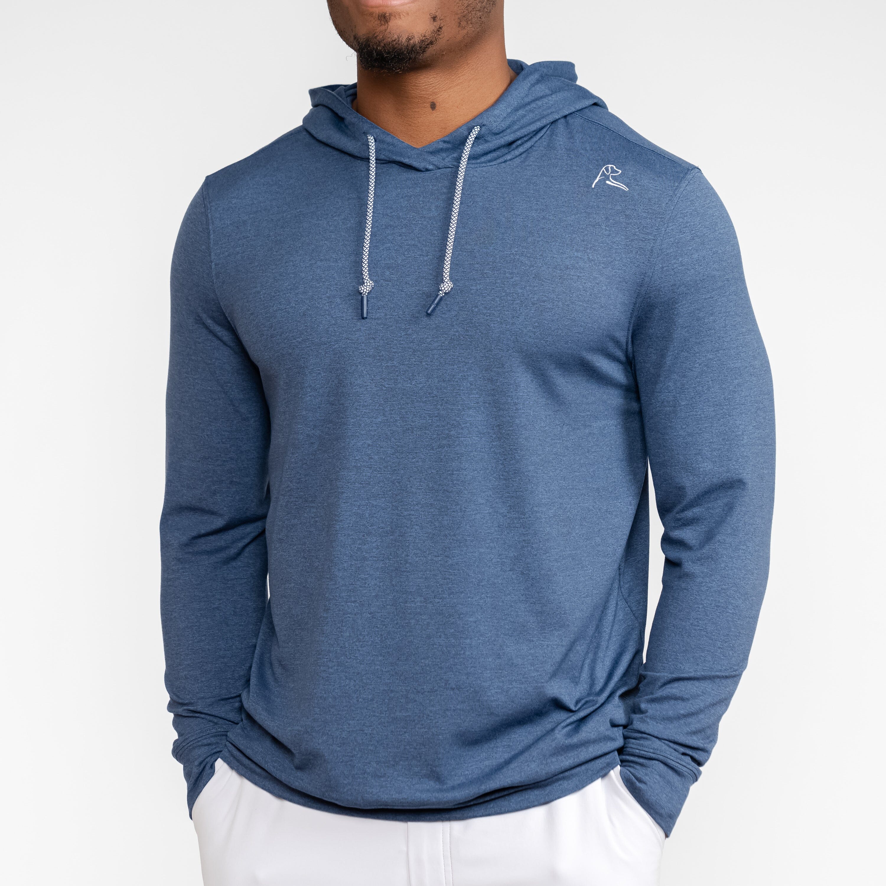 Heather Hesi Hoodie Annapolis Blue/Blue Steel