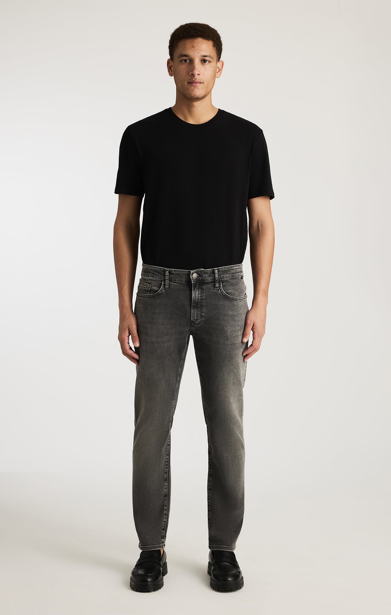 Marcus Slim Straight Leg Mid Smoke Supermove