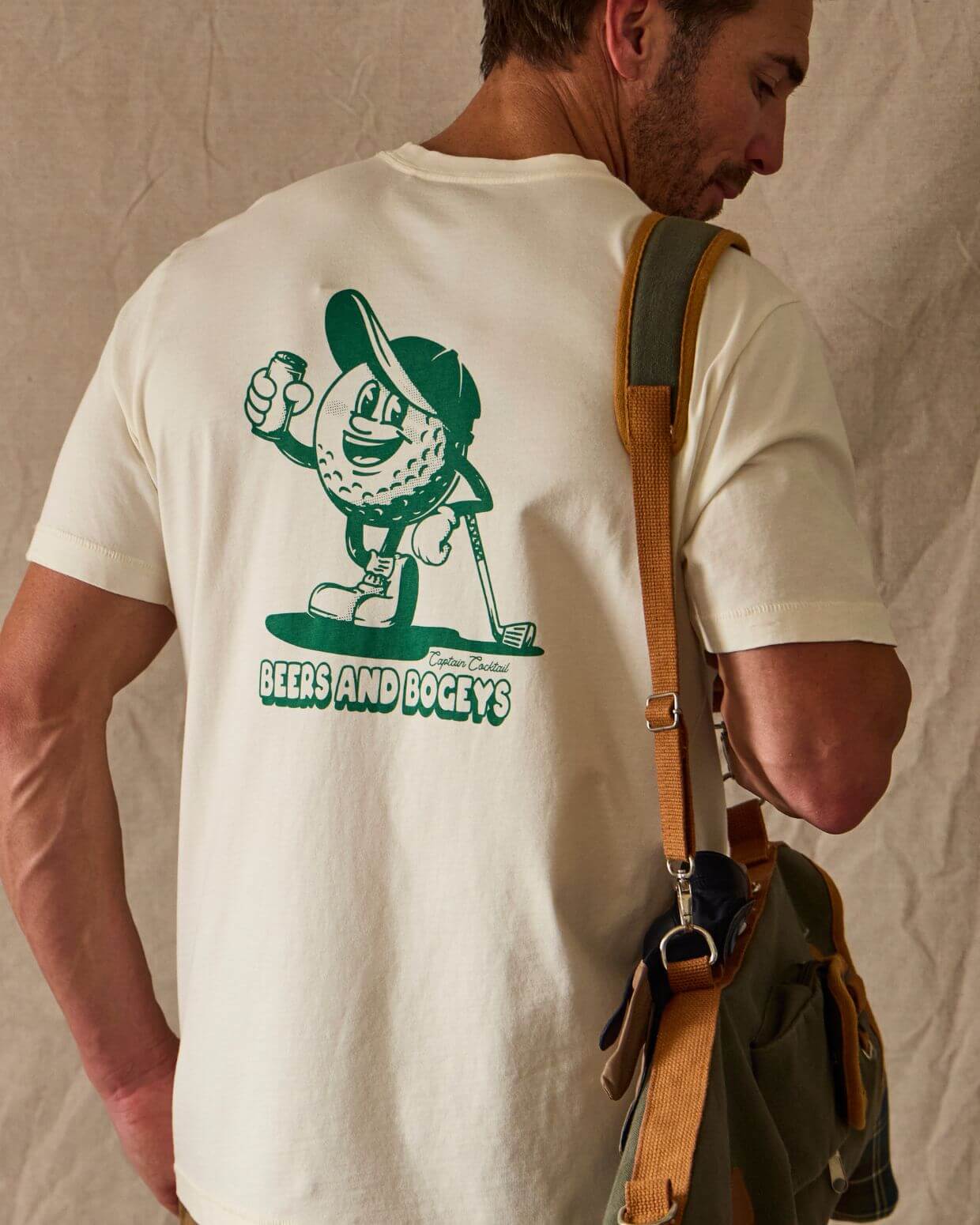 Beer and Bogeys Tee Natural