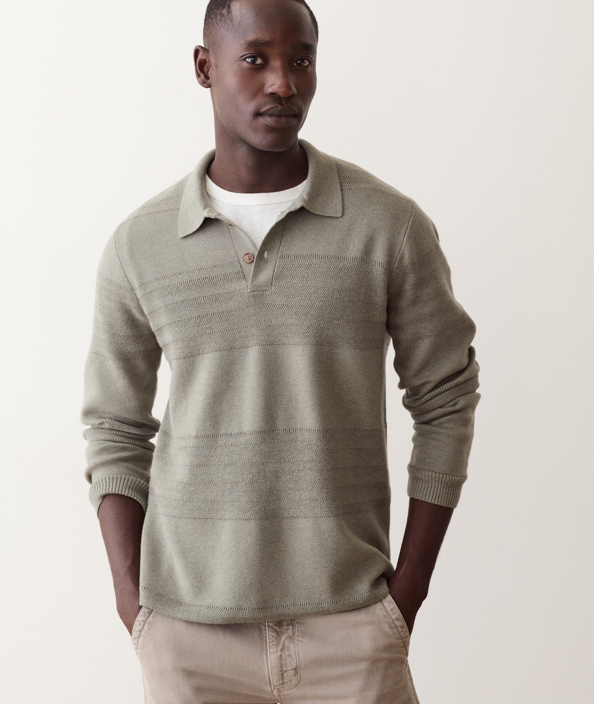 Rugby Sweater Polo Vetiver