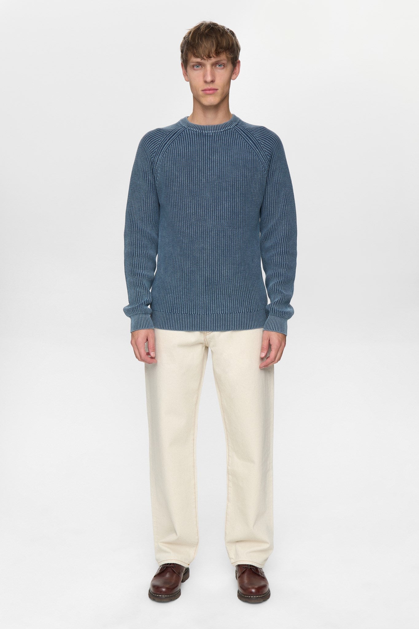 Aksune Patent Knit Light Blue