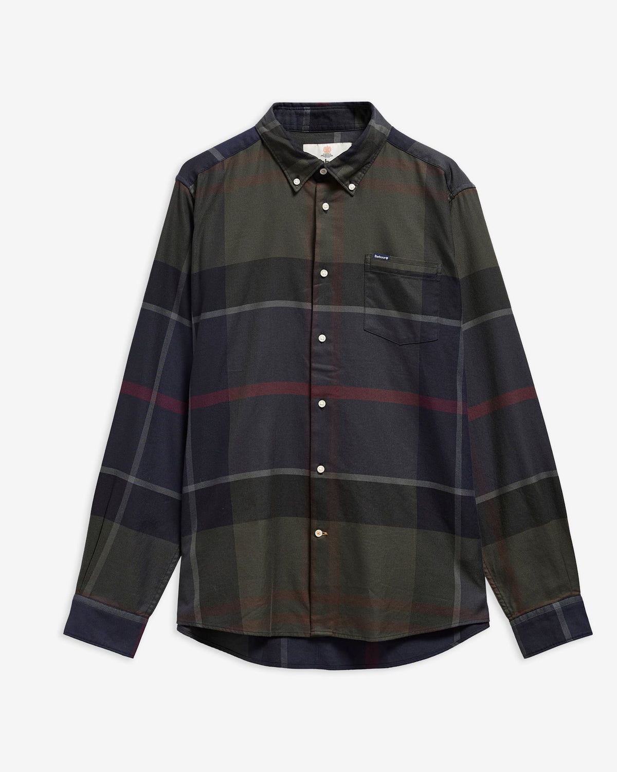 Dunoon Tartan Tailored Shirt Shadow Classic Tartan