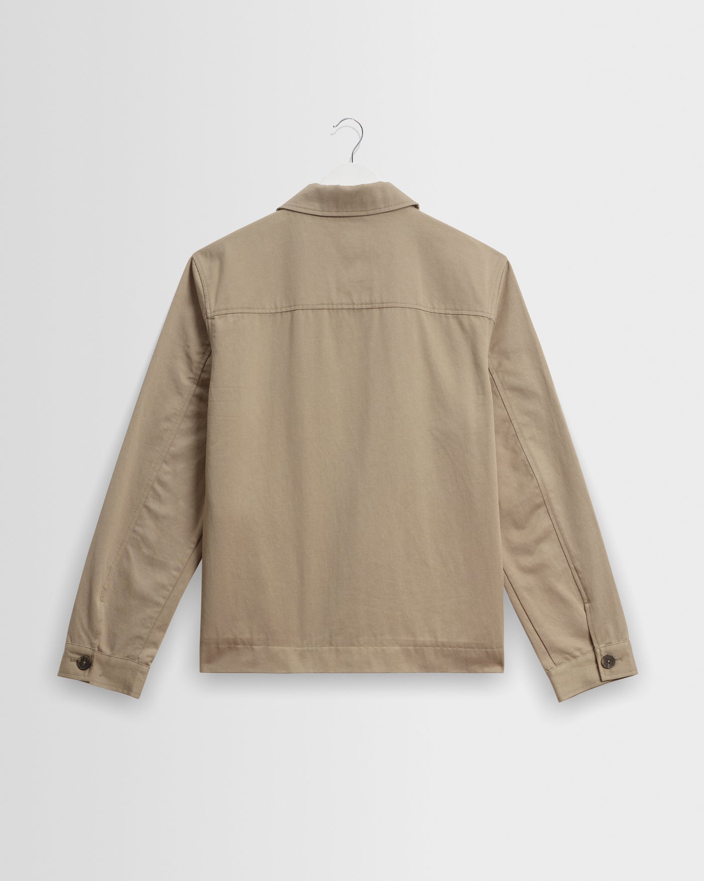 Strand Jacket in Cotton Tencel Twill Beige