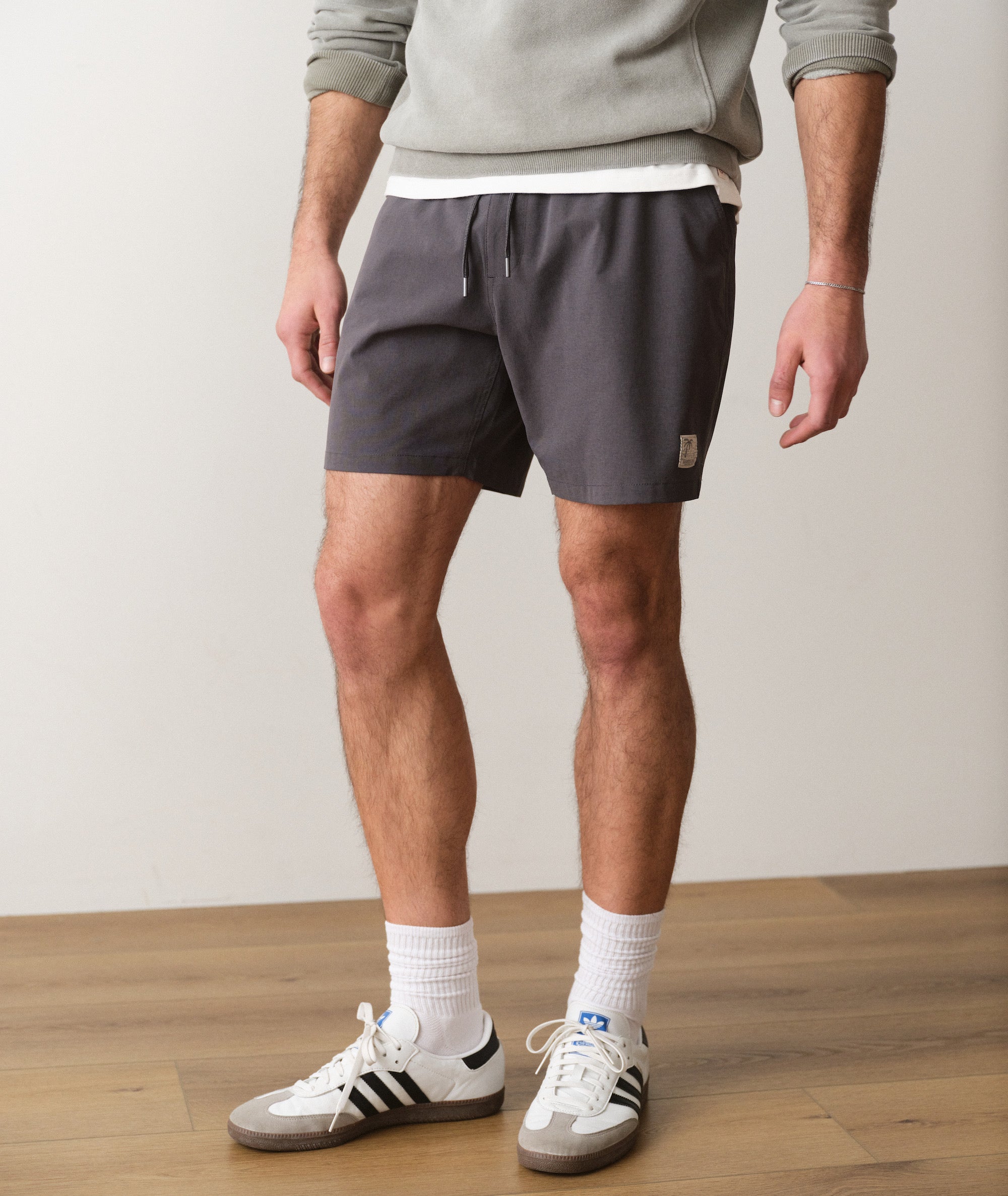 Lined Sport & Swim Short Asphalt