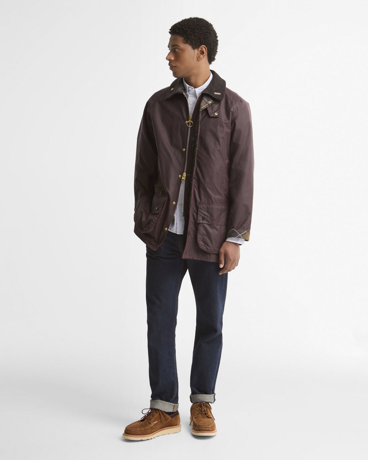 Icons Beaufort Wax Jacket Bordeaux