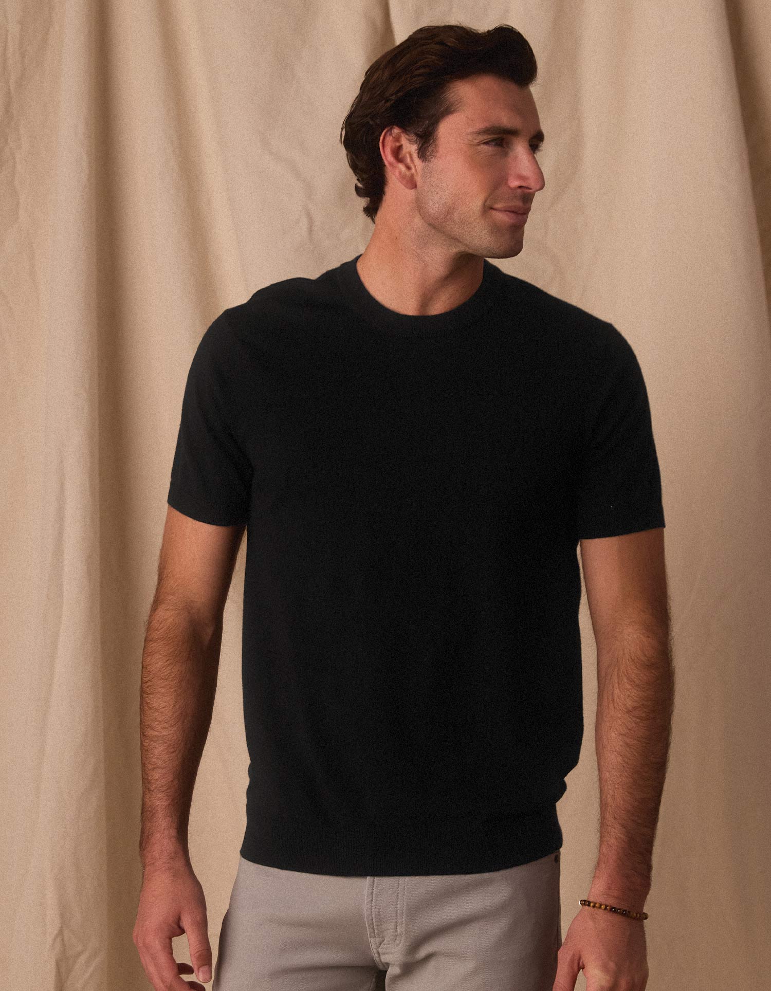 Taylor Sweater Tee Black