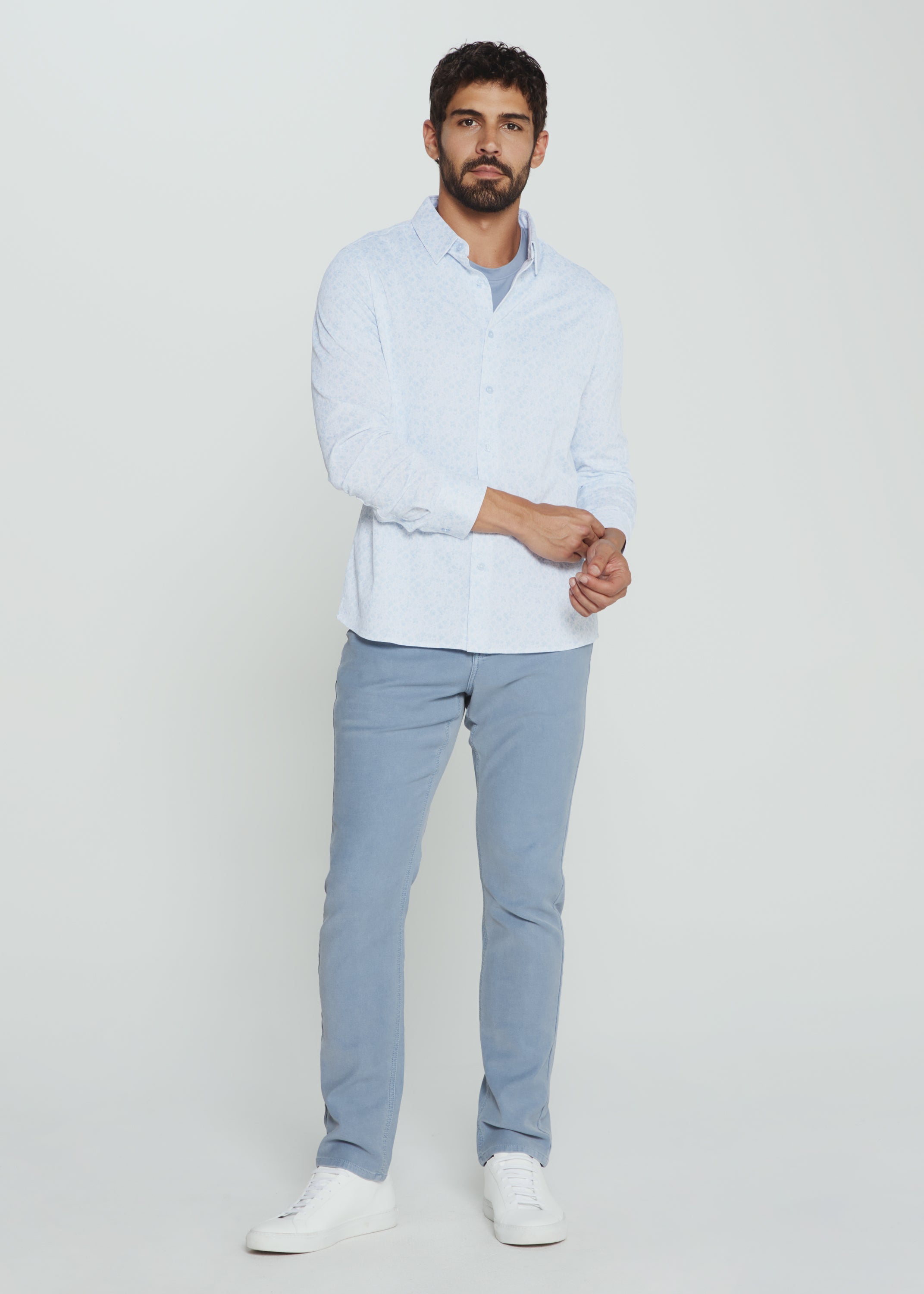 Soren Long Sleeve Shirt Light Blue
