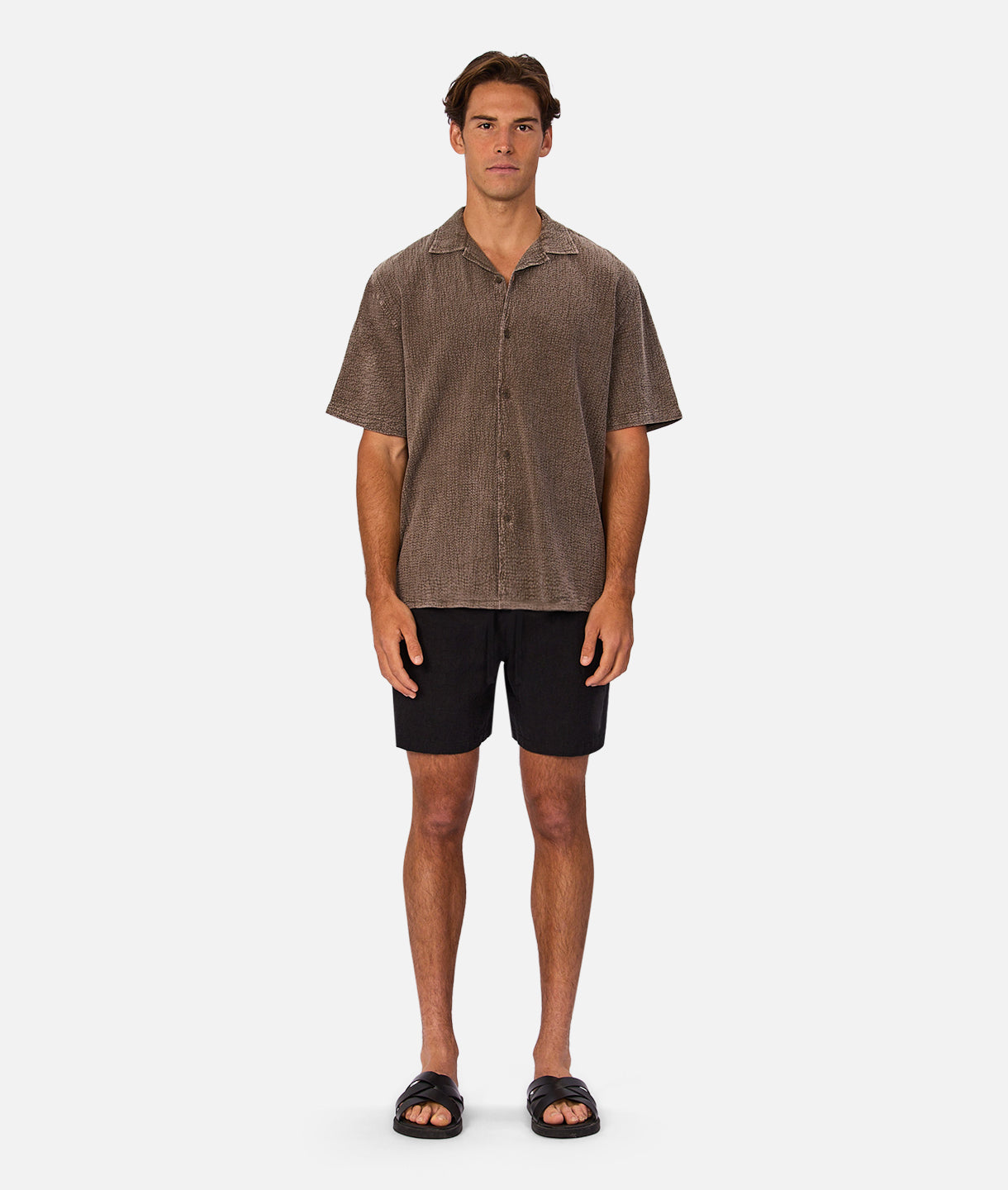 The Canyon Short Sleeve Shirt Bark