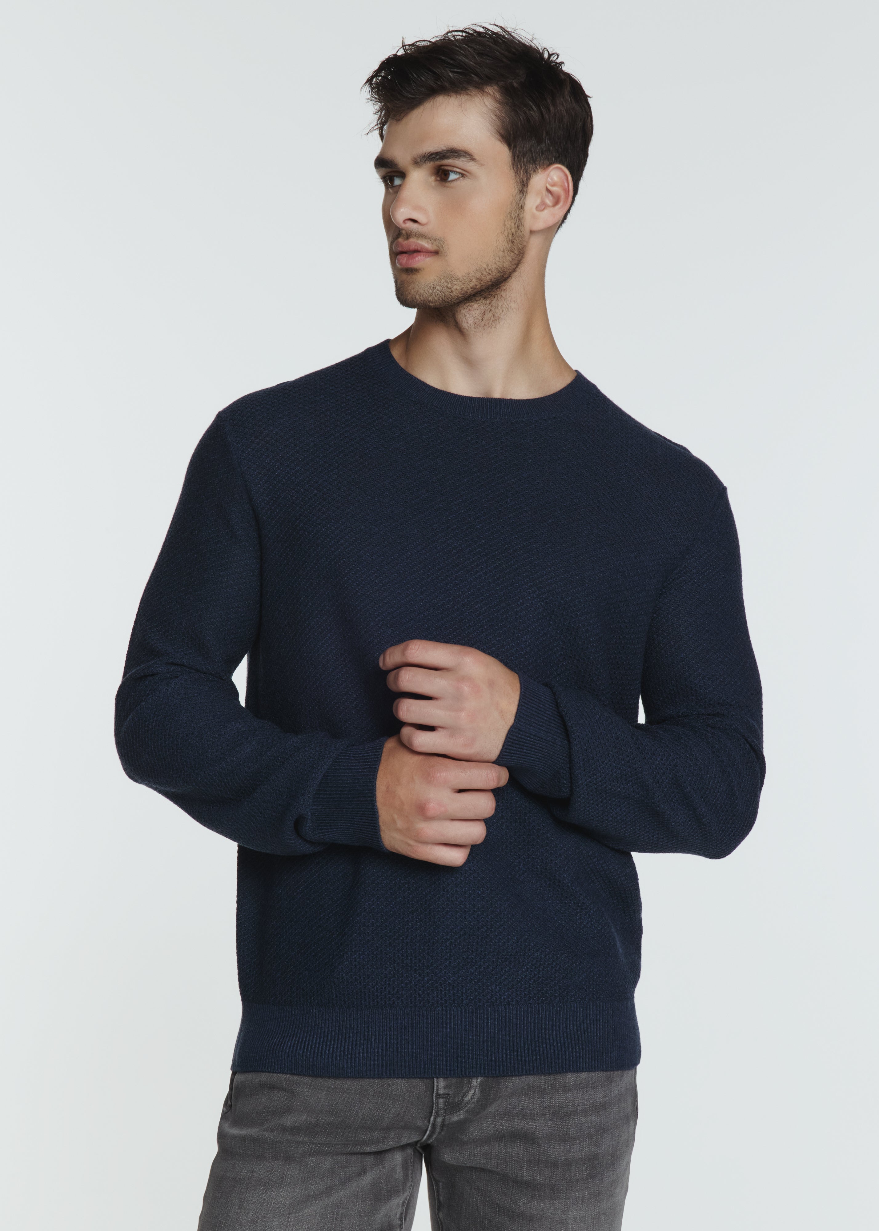 Brentwood Knit Crewneck Sweater Navy