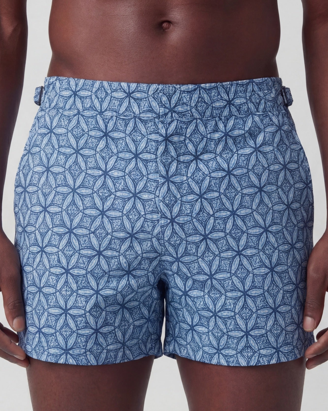 Dragon Pool Swim Short Tribal Blue