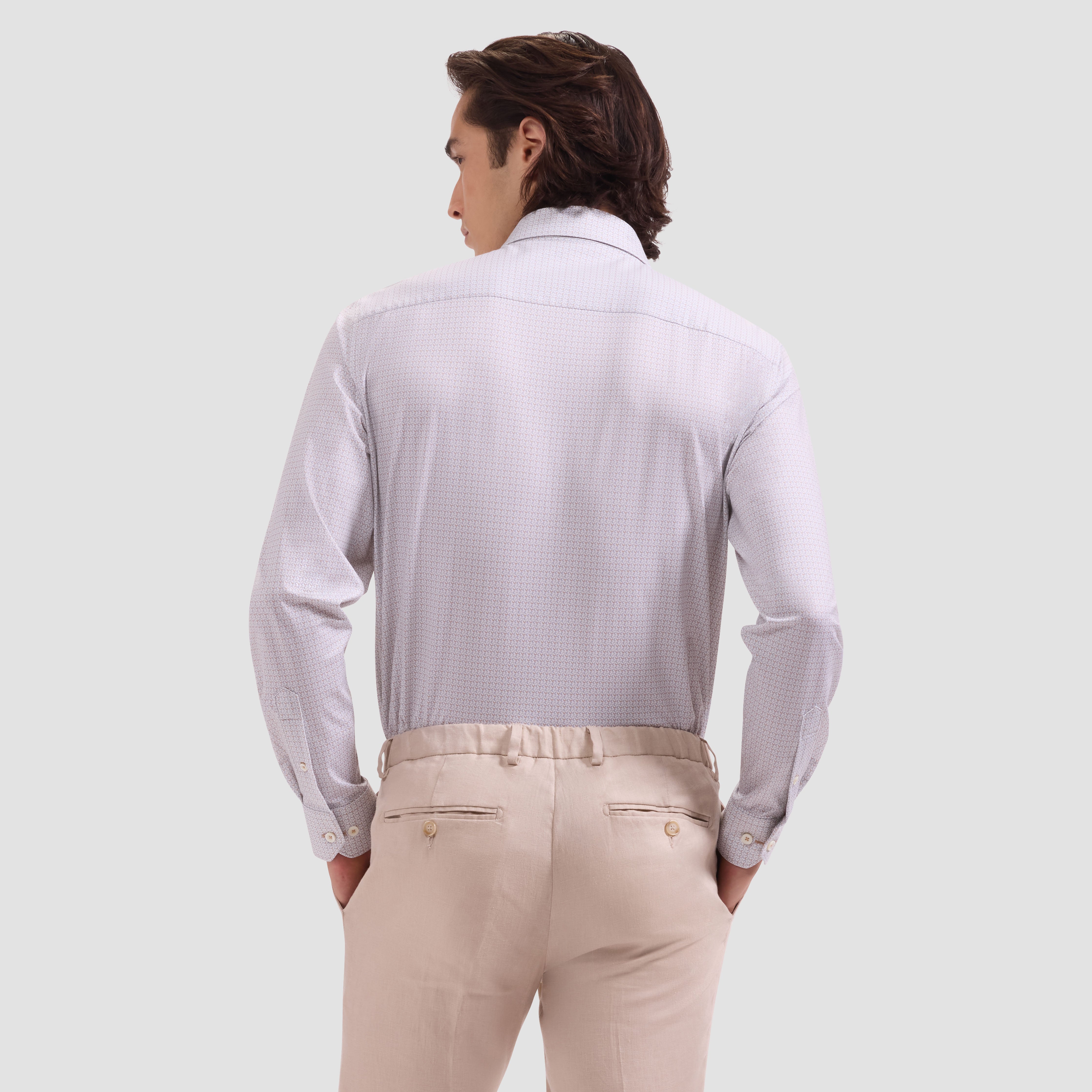 OOOHCotton James Long Sleeve Shirt Cinnamon
