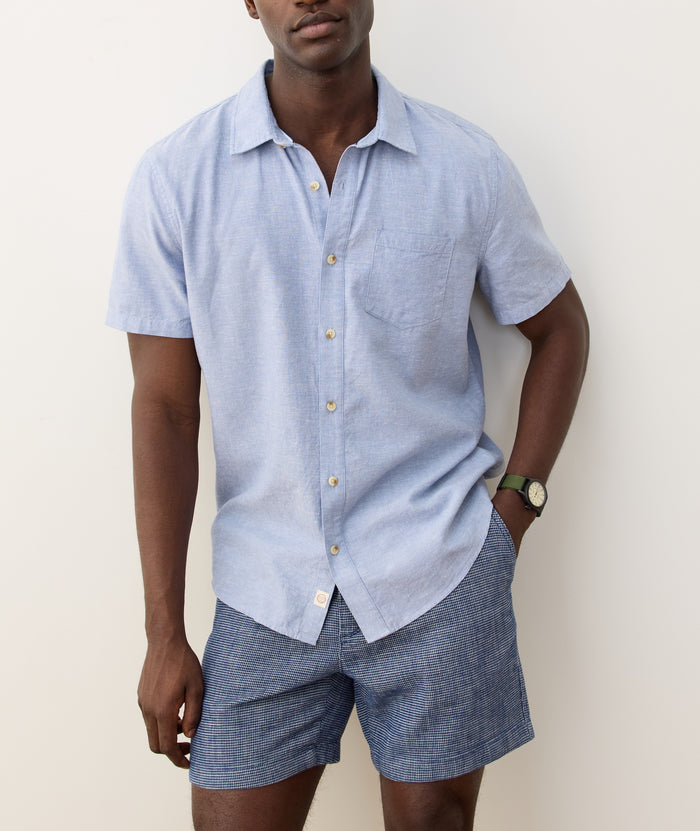 Better-Than-Linen Shirt Chambray