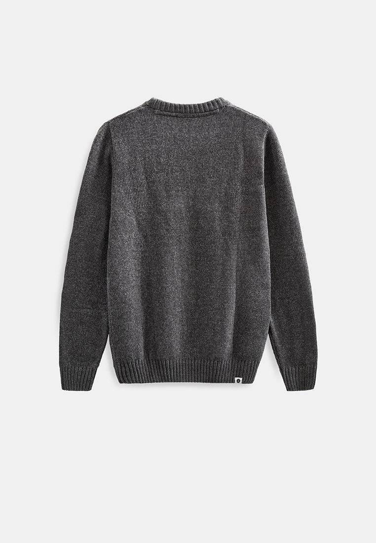 Aksune Chenille Knit Granite Grey