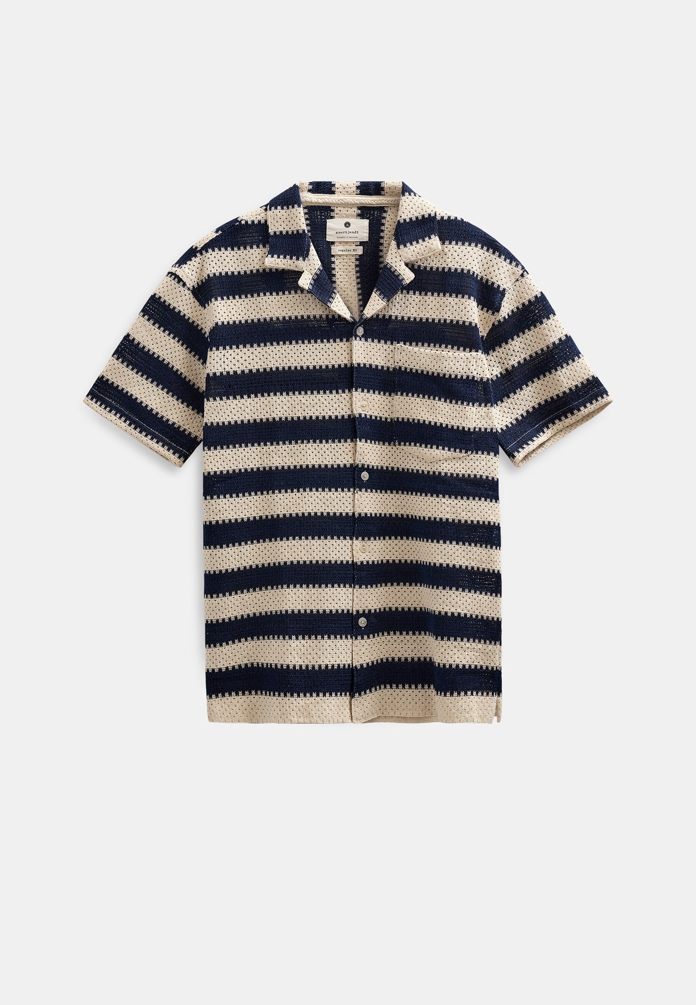 Akleander Stripe Lace Shirt Tofu