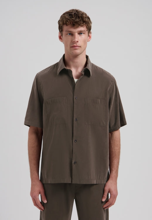 Samuel Summer Shirt Dark Brown