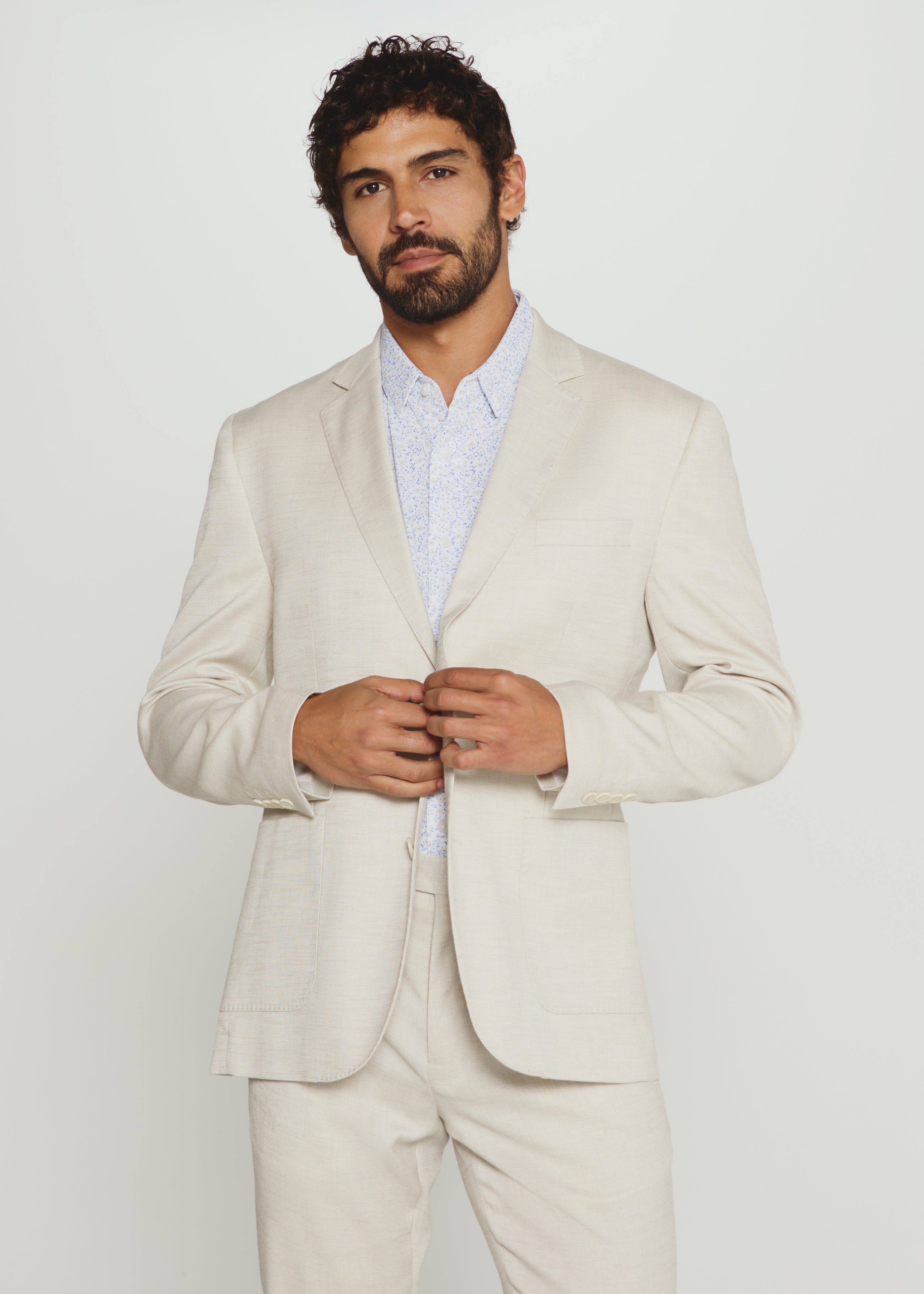Saltwood Linen Blazer Natural