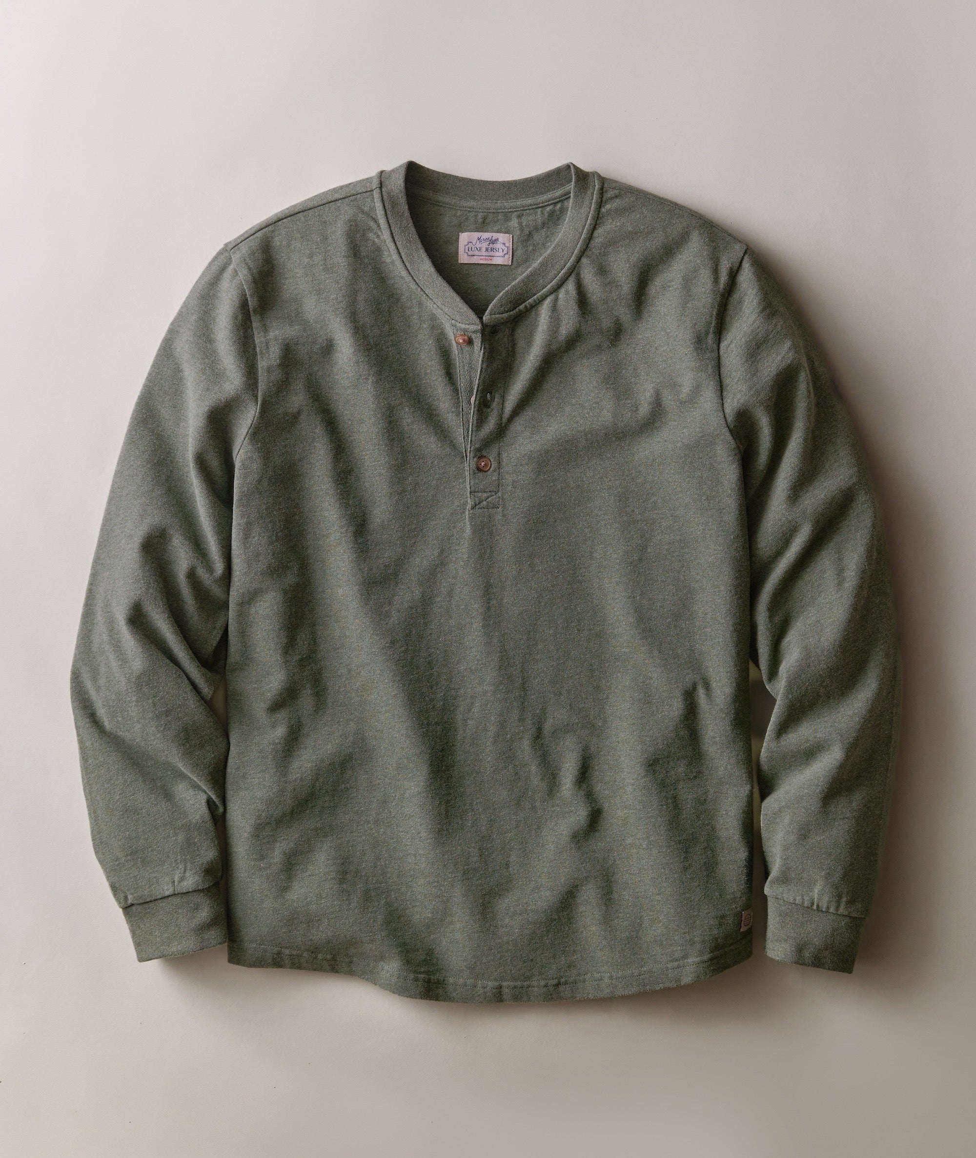 Luxe 250 Henley Balsam Green Heather